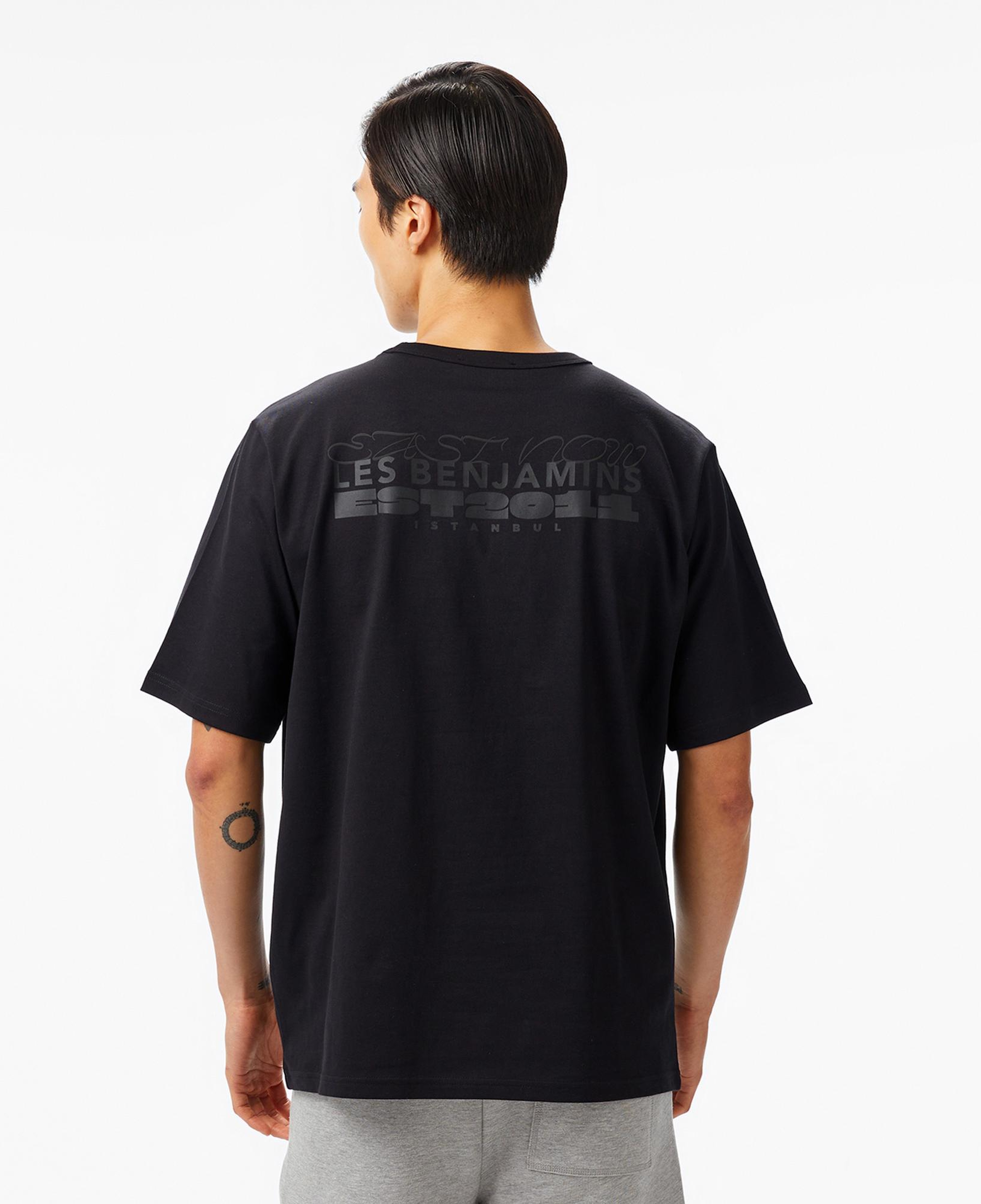 Les Benjamins 410 East Now Erkek Siyah T-Shirt
