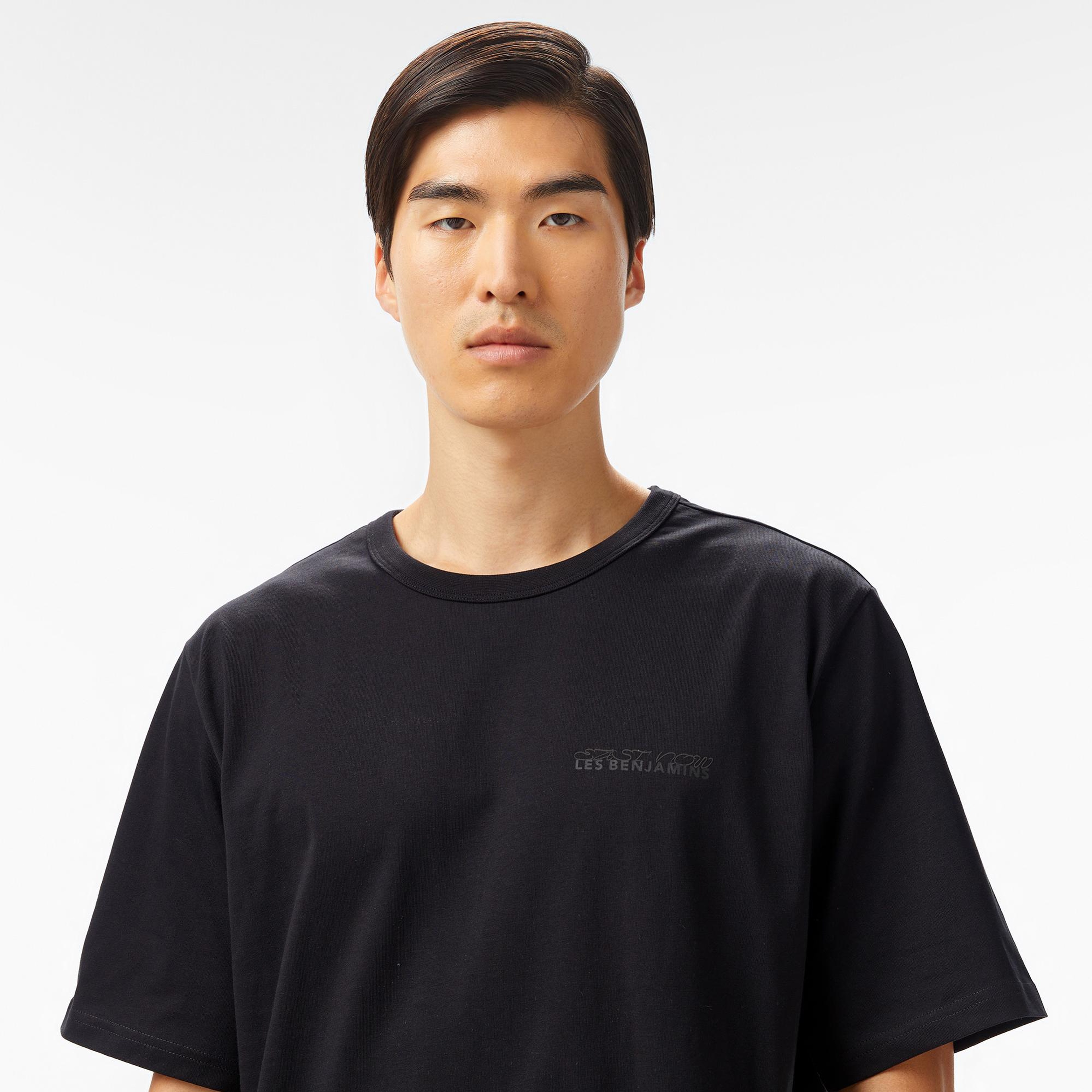 Les Benjamins 410 East Now Erkek Siyah T-Shirt