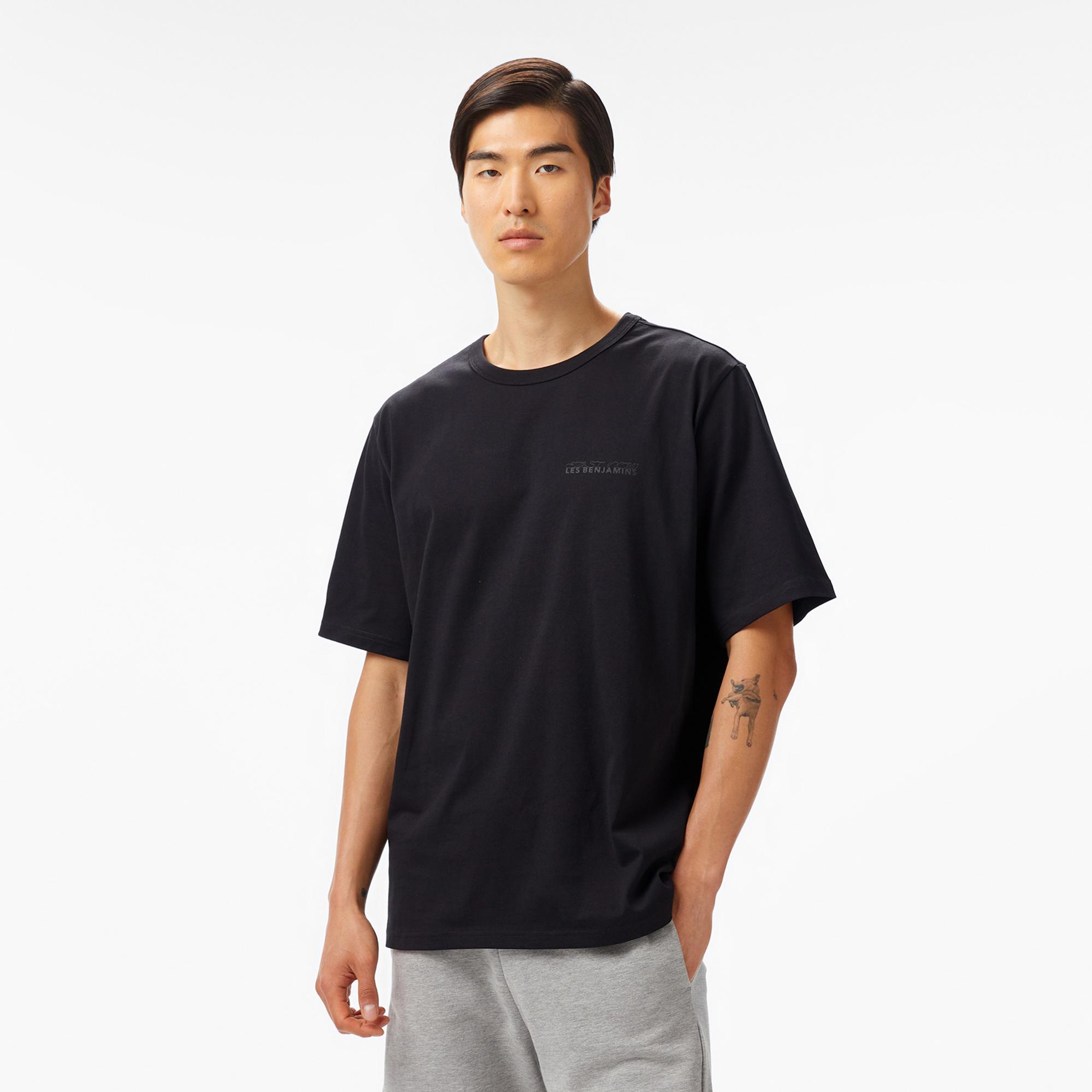 Les Benjamins 410 East Now Erkek Siyah T-Shirt