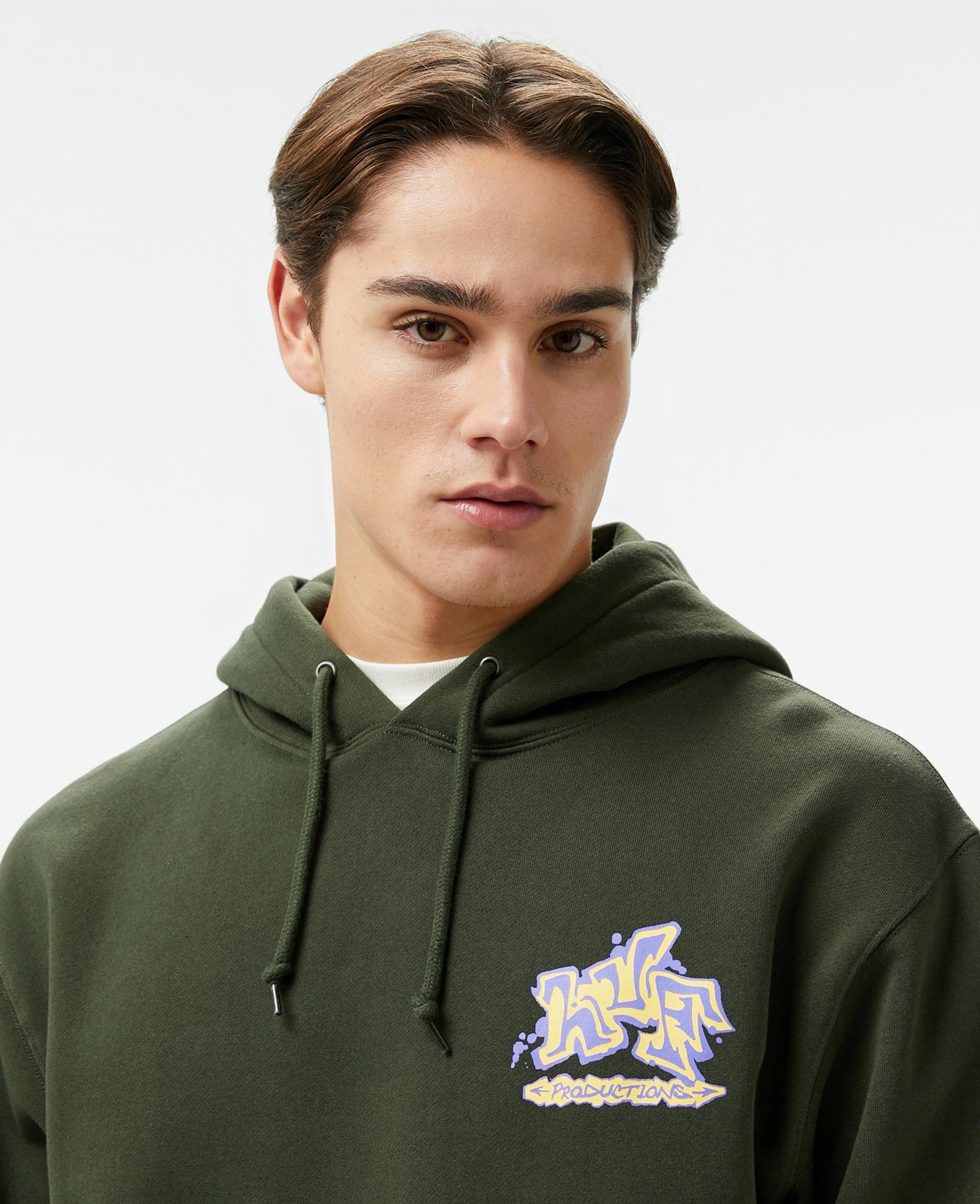 Huf Productions P/O Erkek Yeşil Hoodie