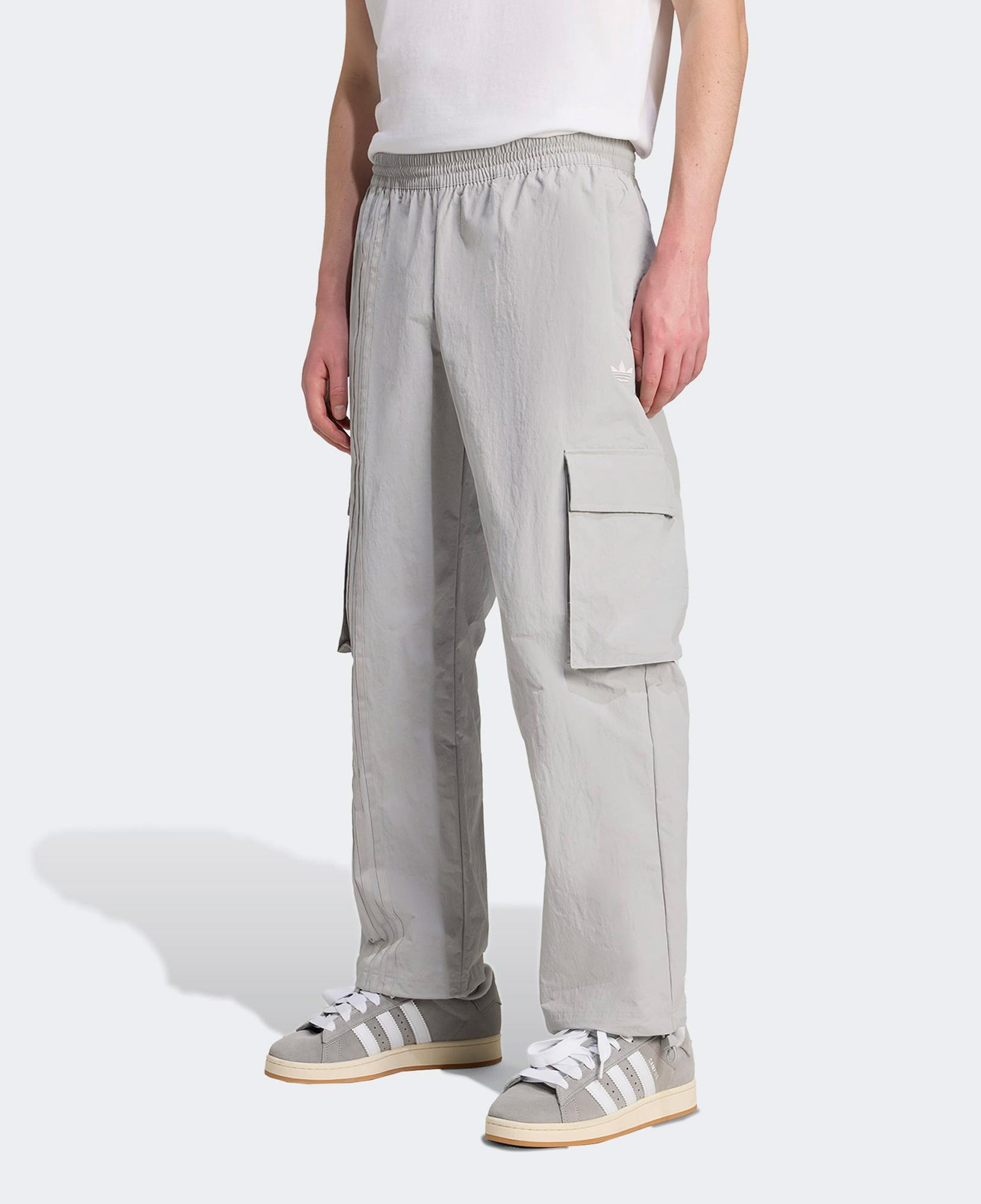 adidas Front Stripes Woven Gri Kargo Pantolon