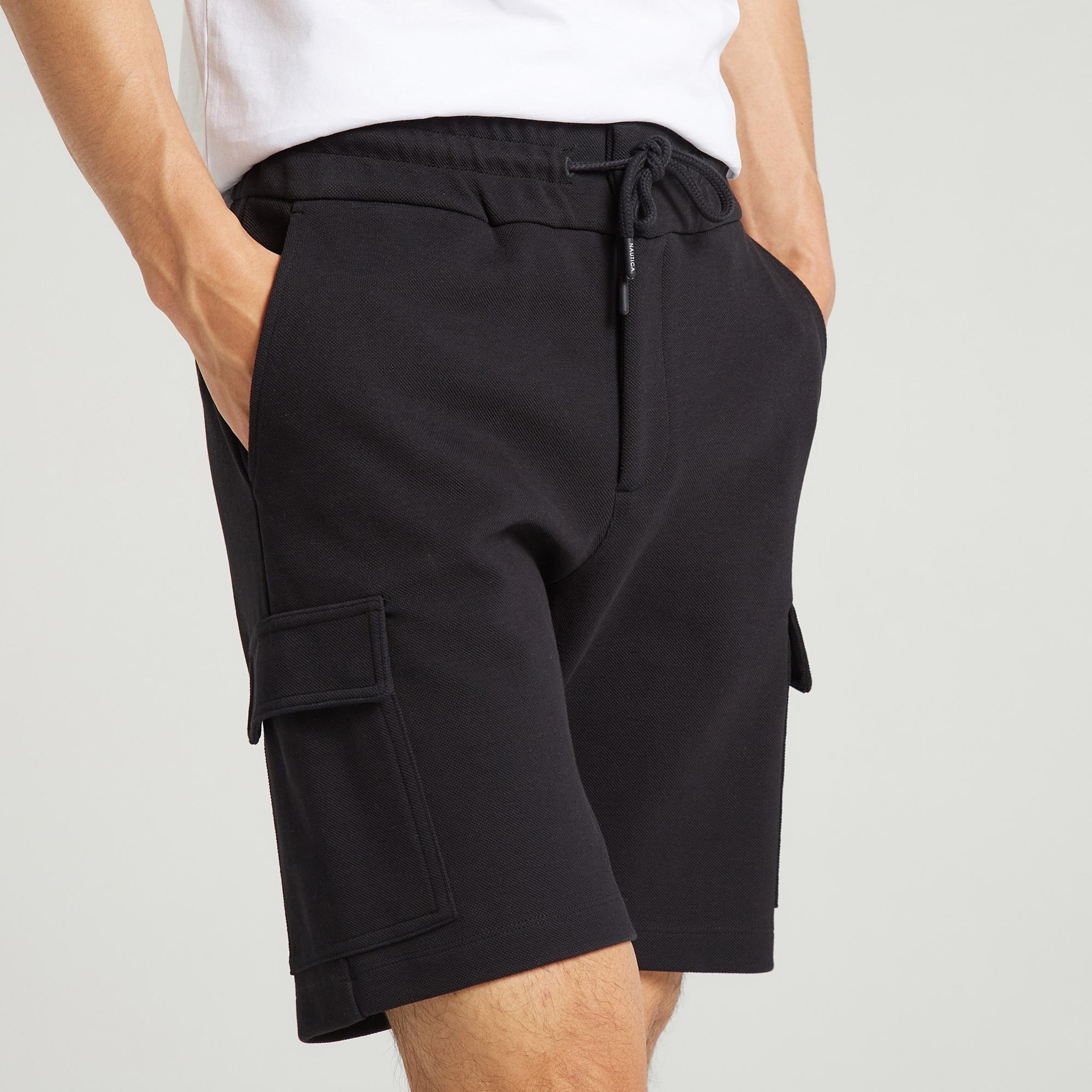 Nautica Erkek Siyah Standart Fit Şort