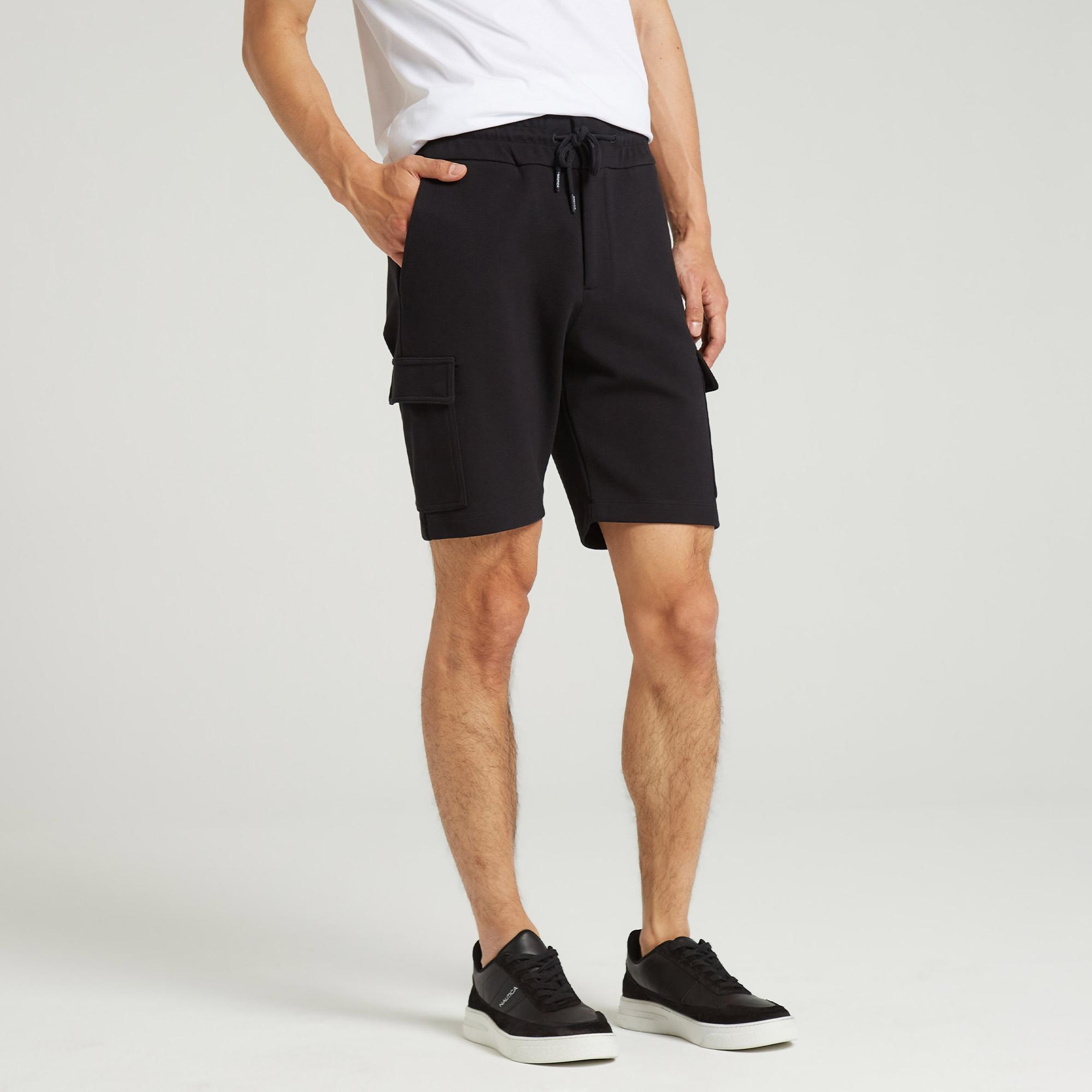 Nautica Erkek Siyah Standart Fit Şort