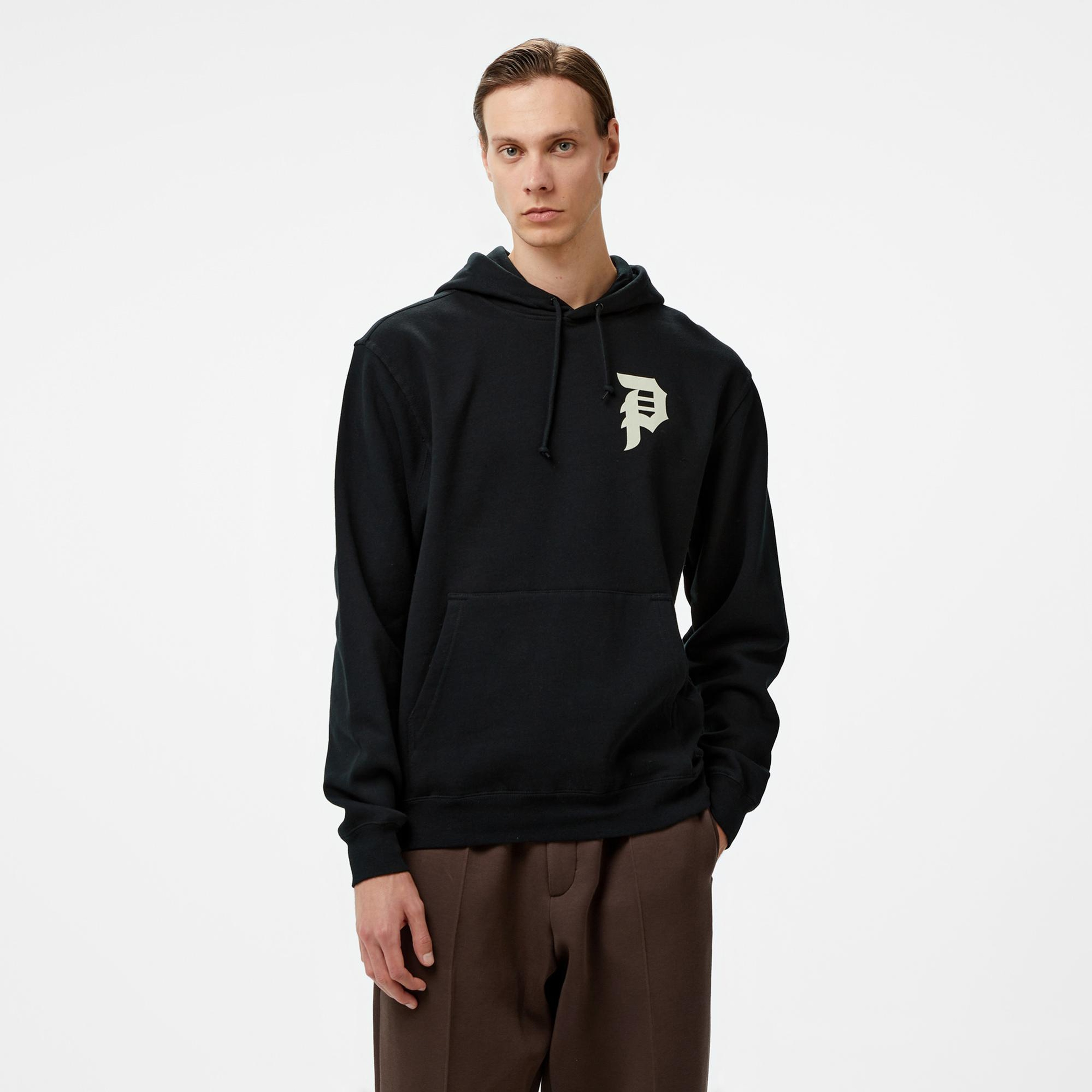 Primitive Courage Erkek Siyah Hoodie