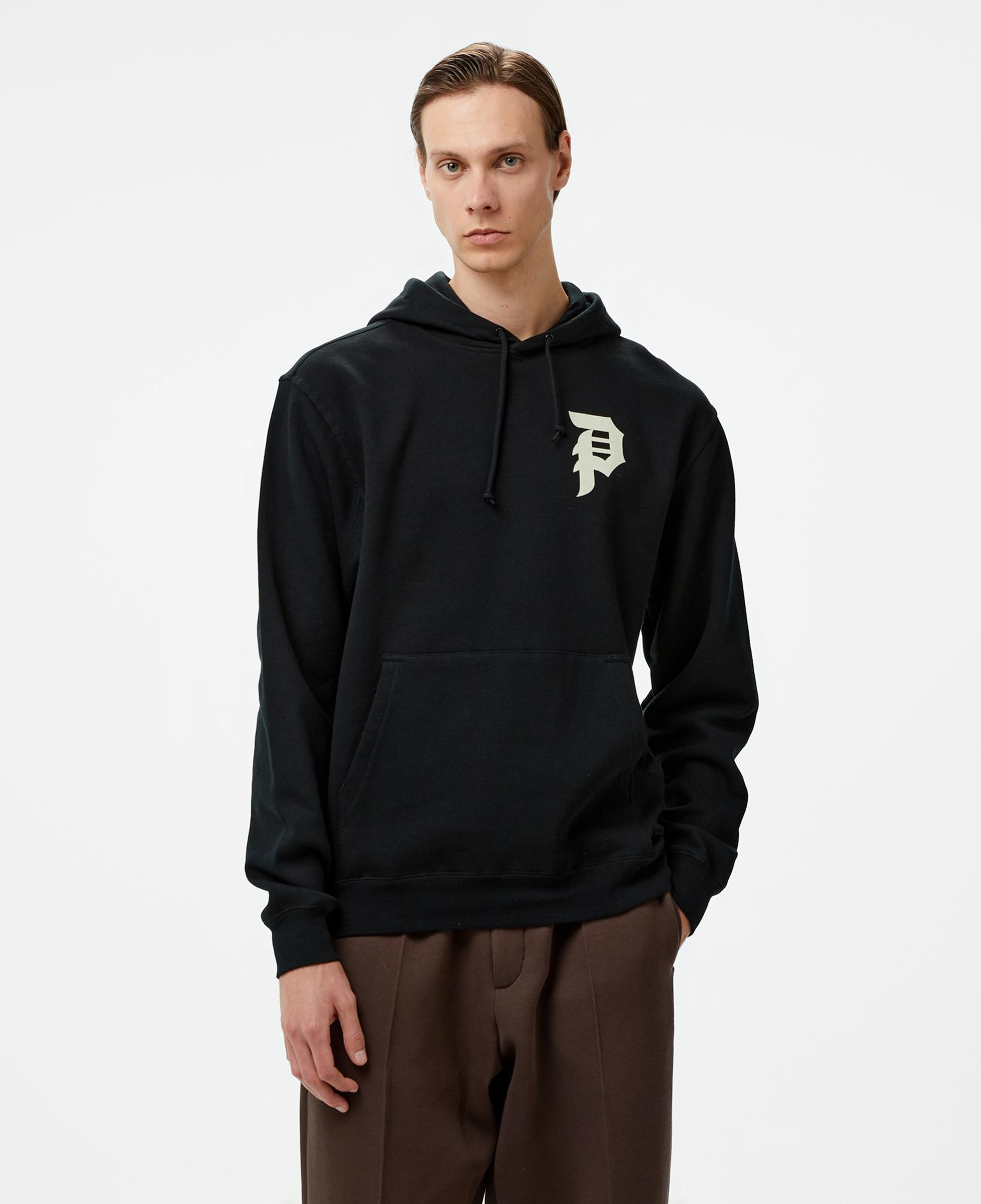 Primitive Courage Erkek Siyah Hoodie