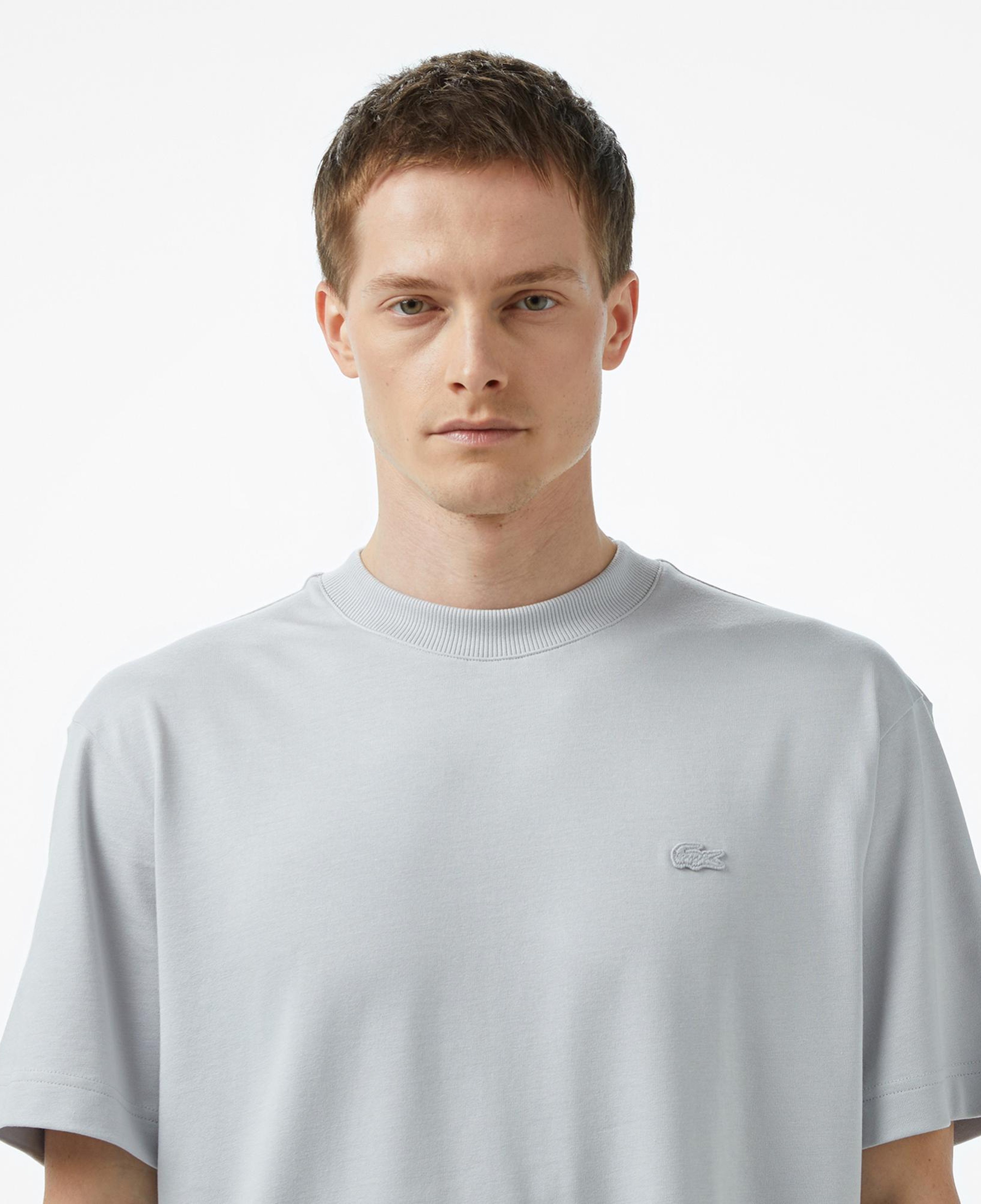 Lacoste Erkek Relaxed Fit Bisiklet Yaka Gri T-Shirt