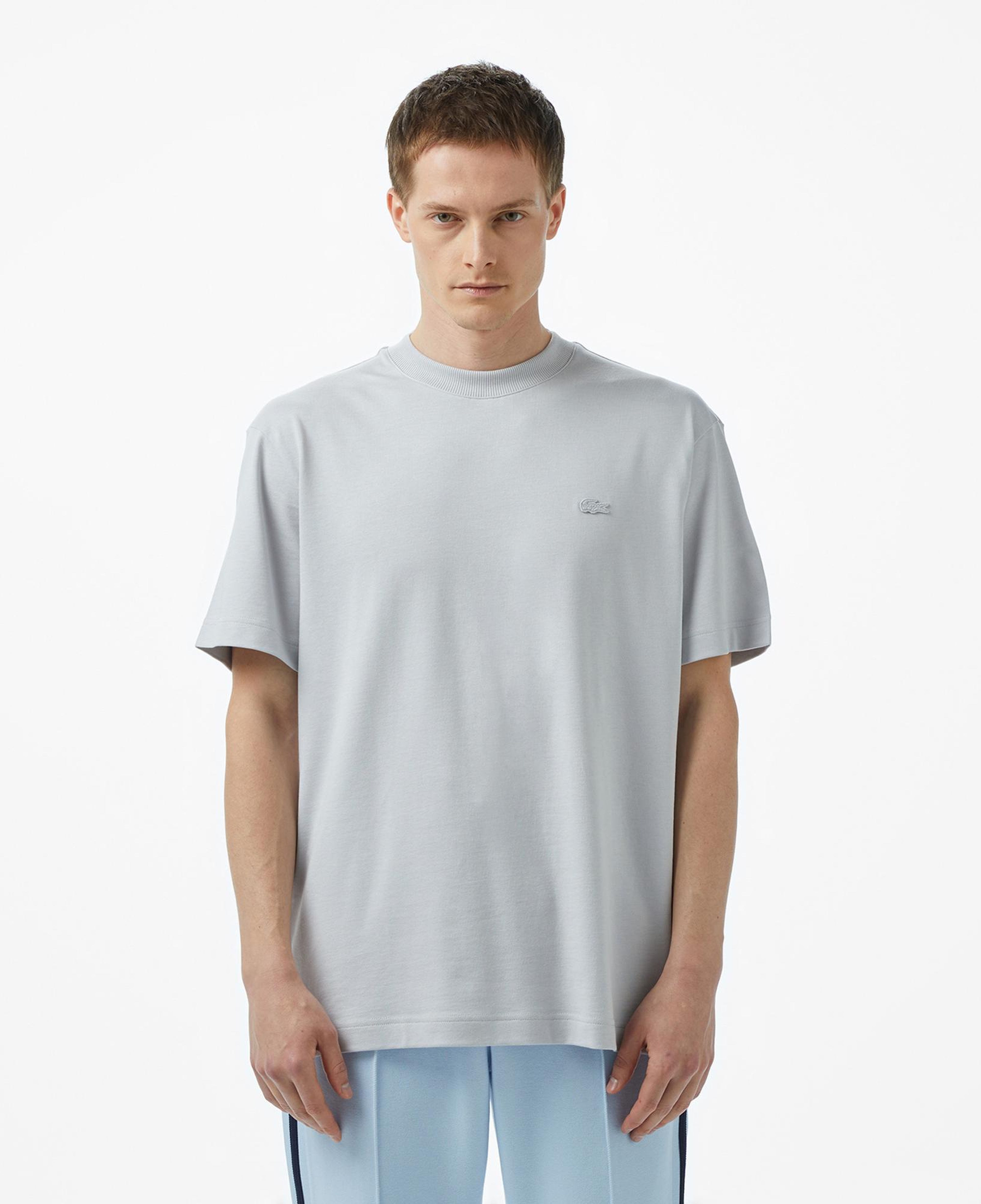 Lacoste Erkek Relaxed Fit Bisiklet Yaka Gri T-Shirt