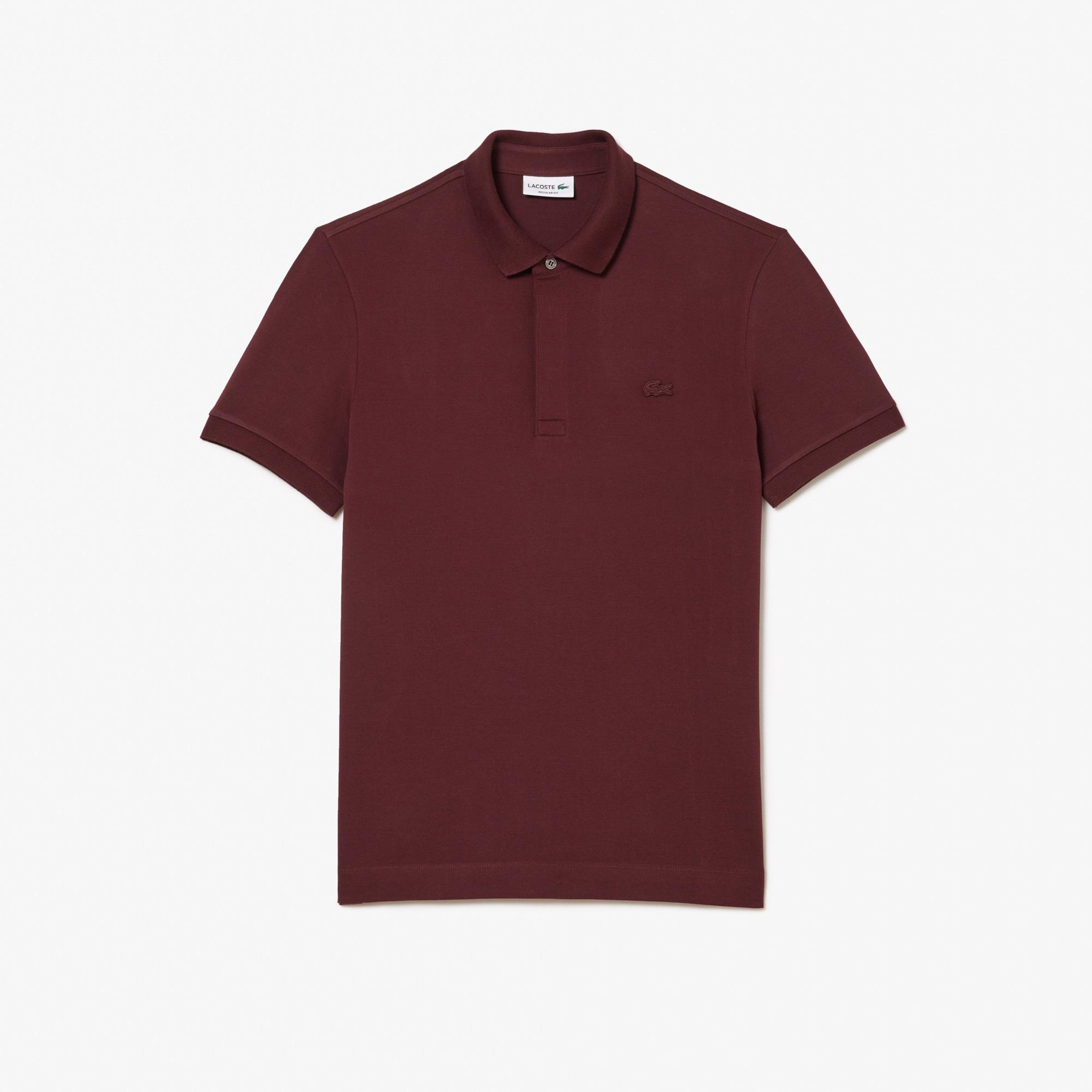 Lacoste Paris Erkek Regular Fit Bordo Polo
