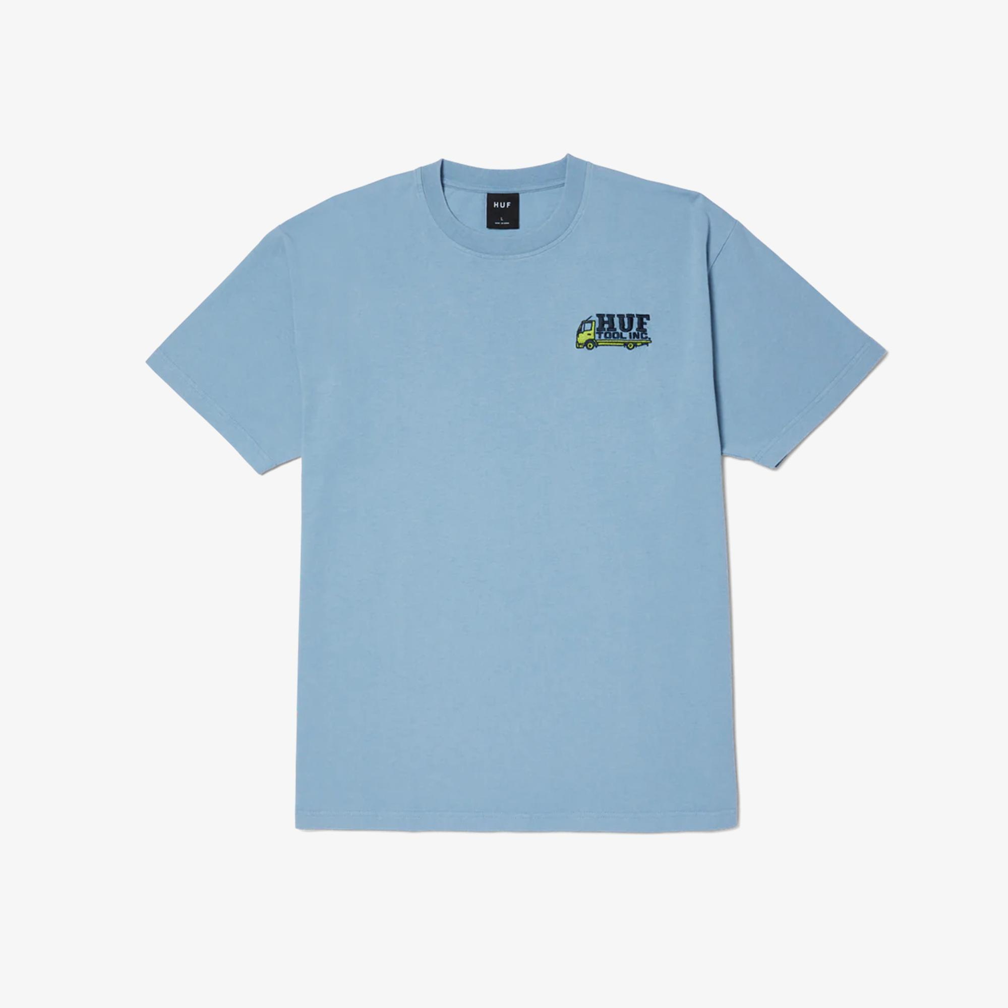 Huf Tool Inc Washed Erkek Mavi T-Shirt