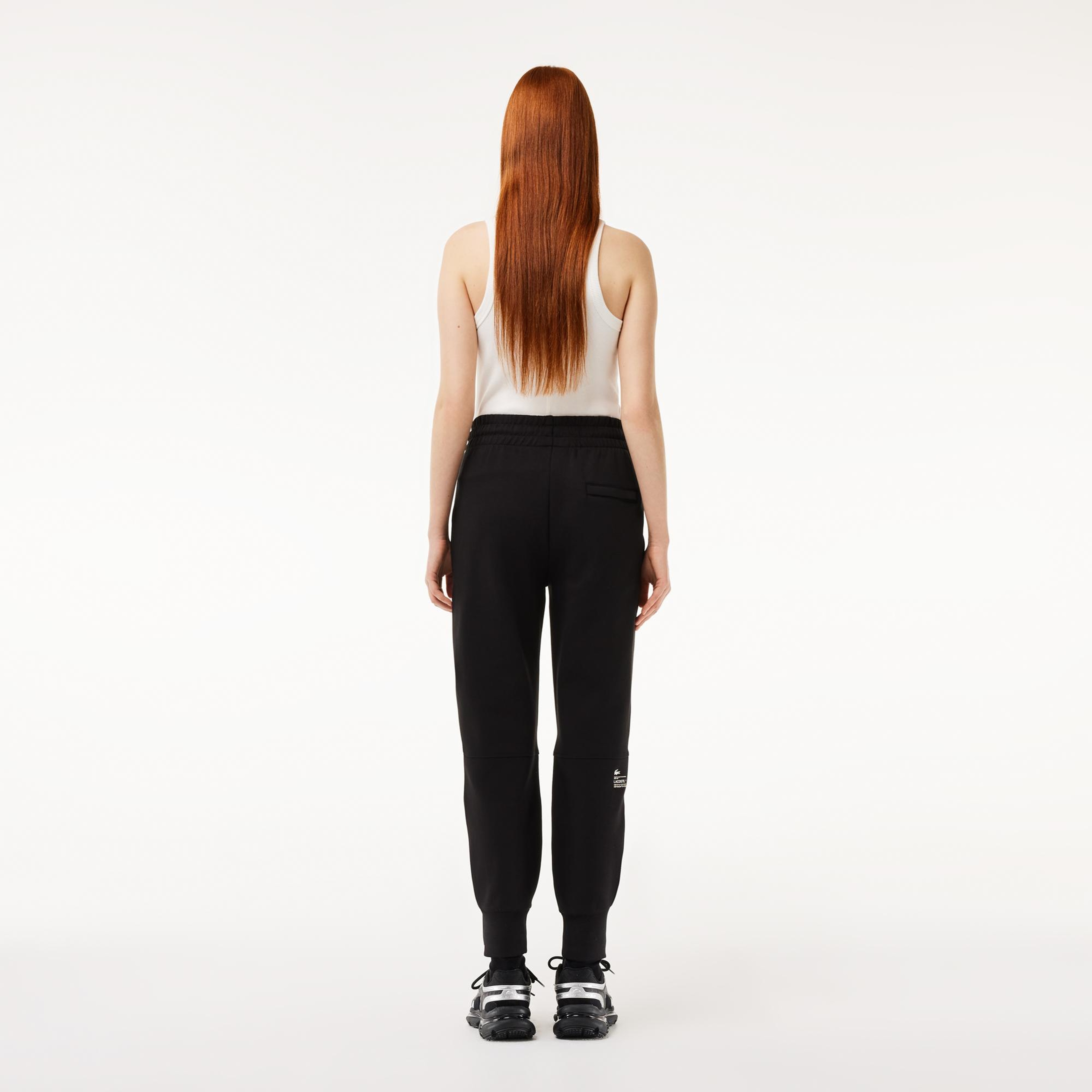 Lacoste Kadın Tapered Fit Siyah Eşofman Altı