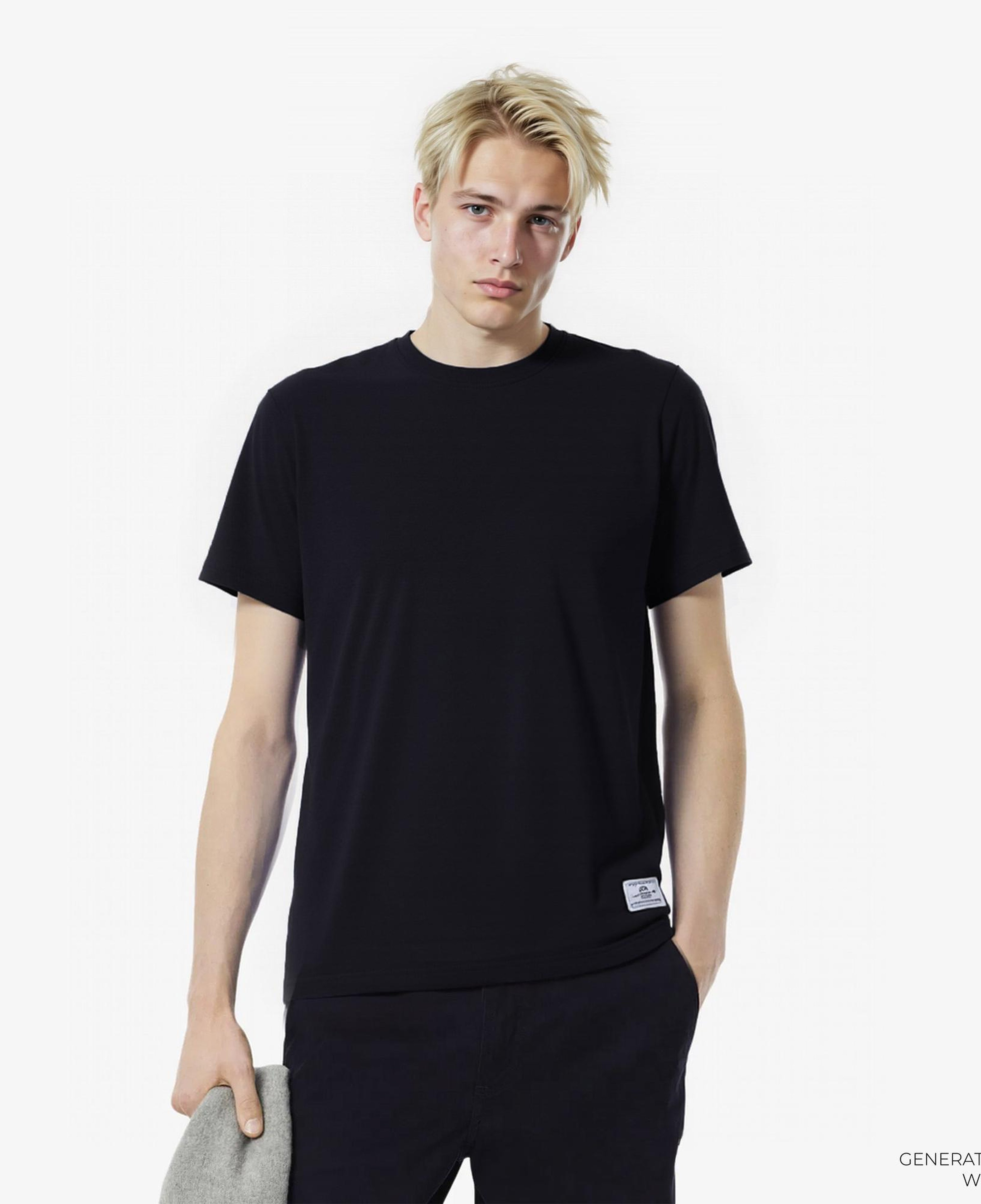Alpha Industries Essential Erkek Siyah T-Shirt
