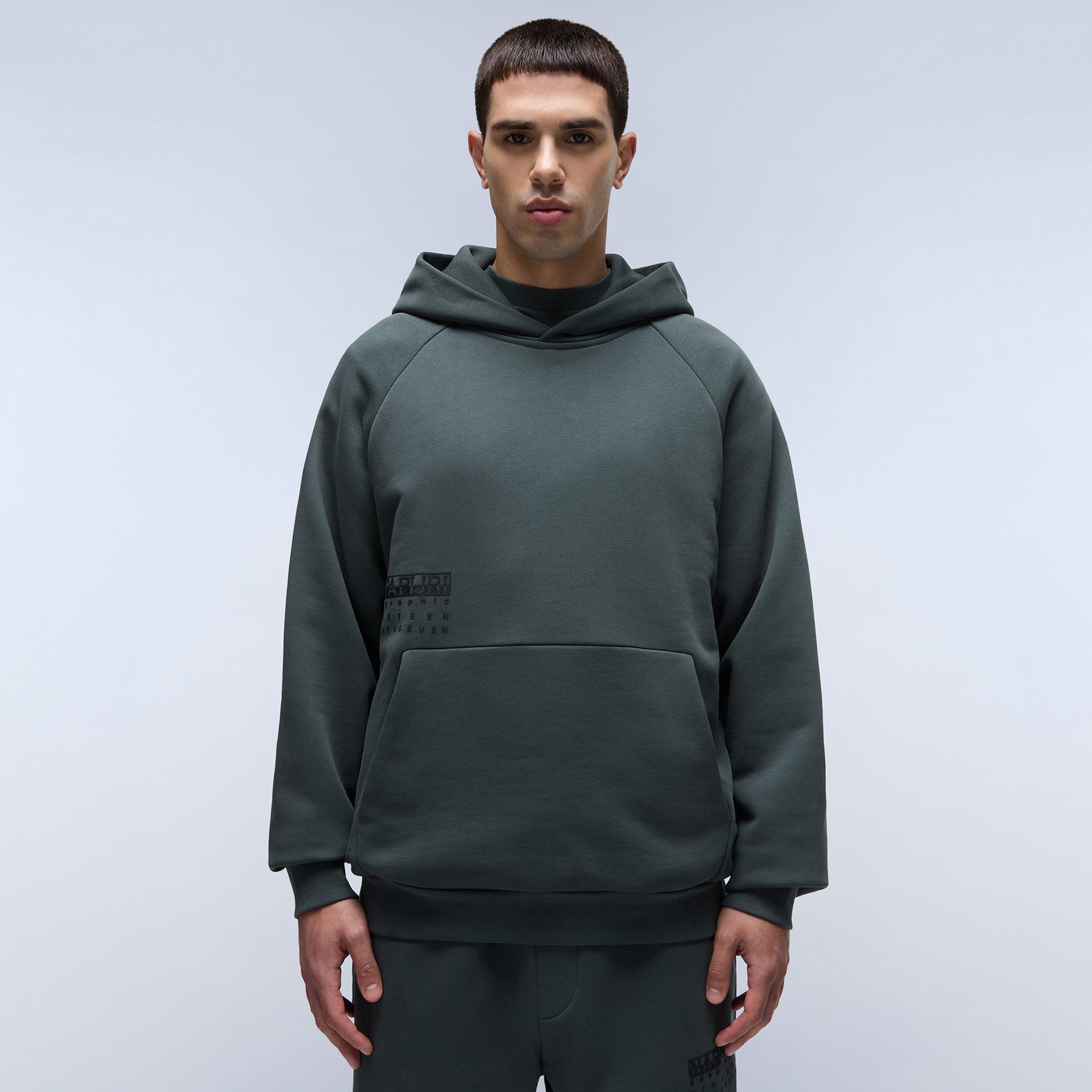 Napapijri B-Premium Erkek Yeşil Sweatshirt