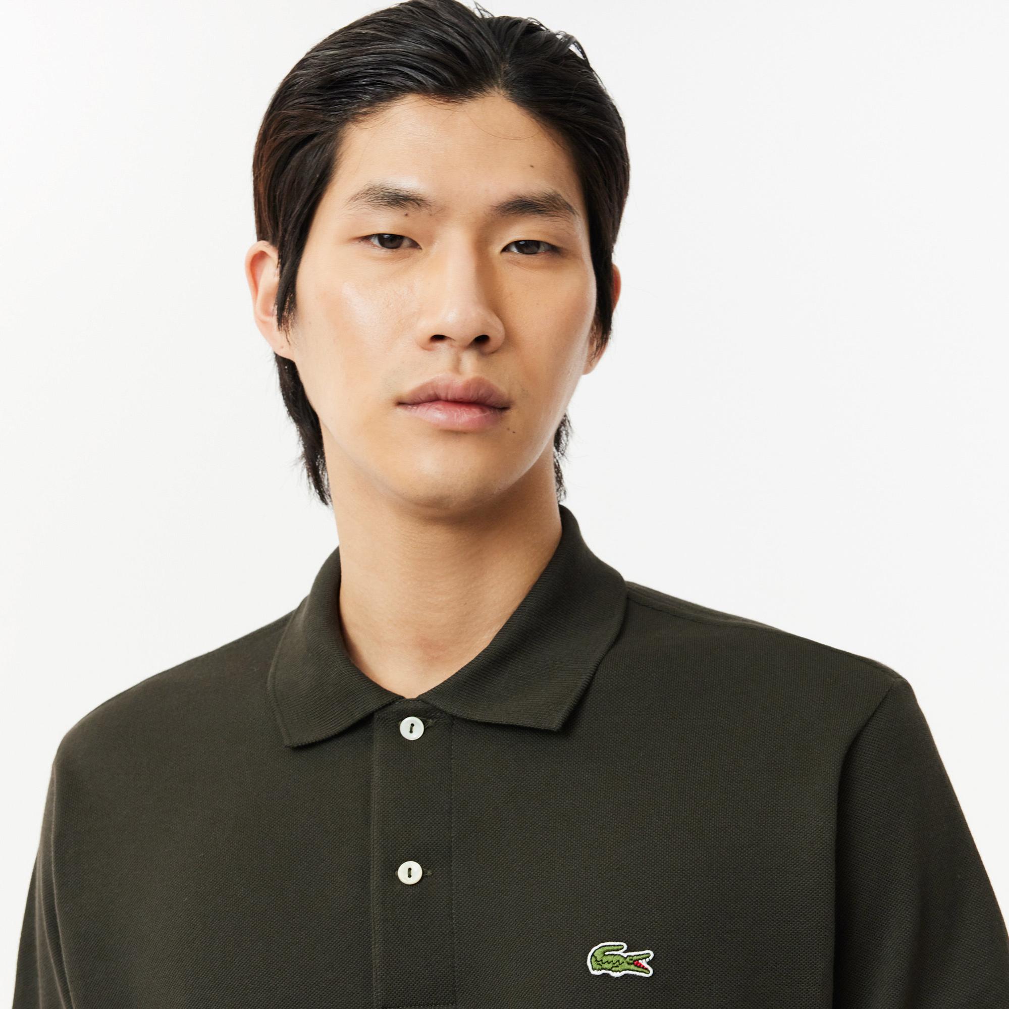 Lacoste L.12.12 Classic Fit Erkek Haki Polo