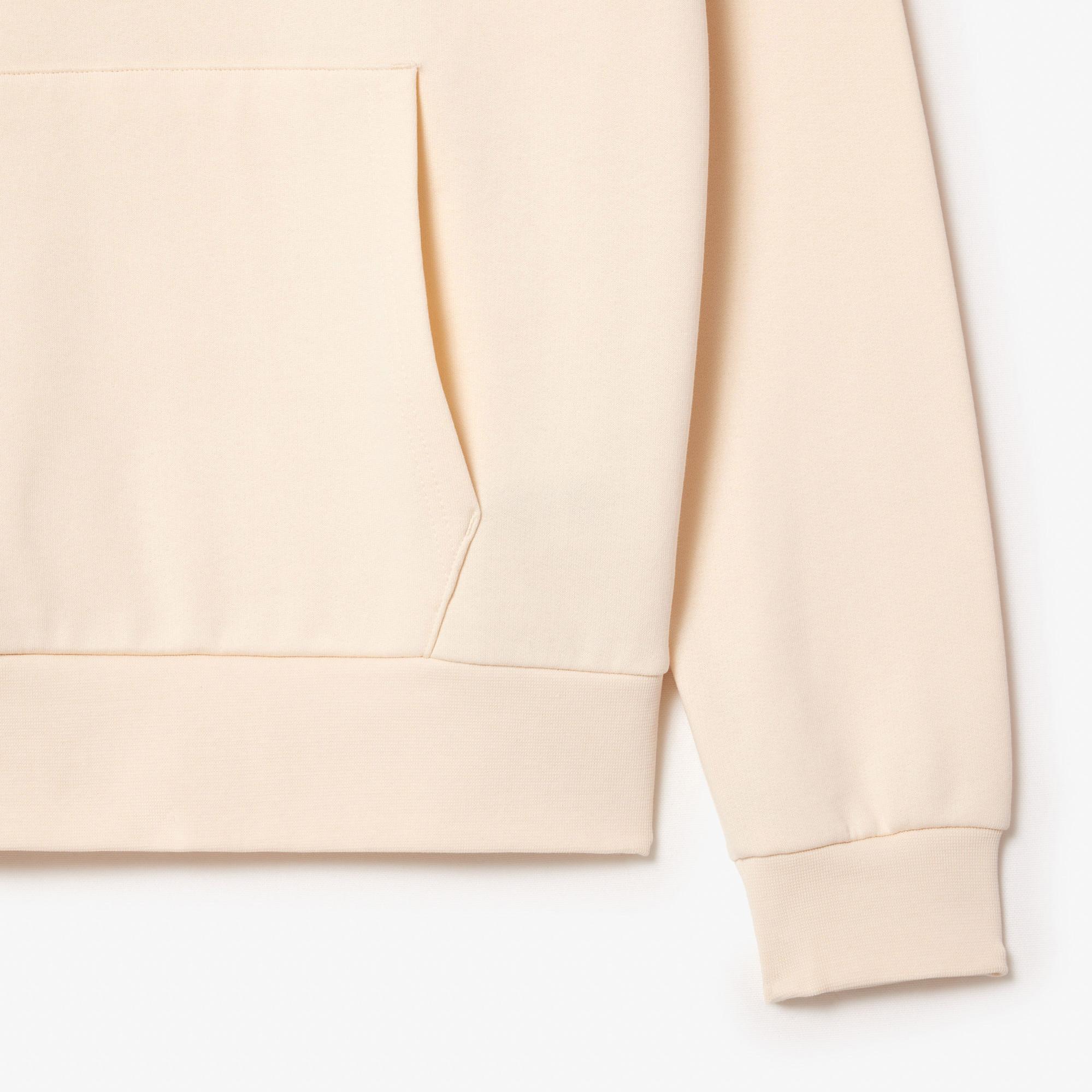 Lacoste Erkek Classic Fit Kapüşonlu Bej Sweatshirt