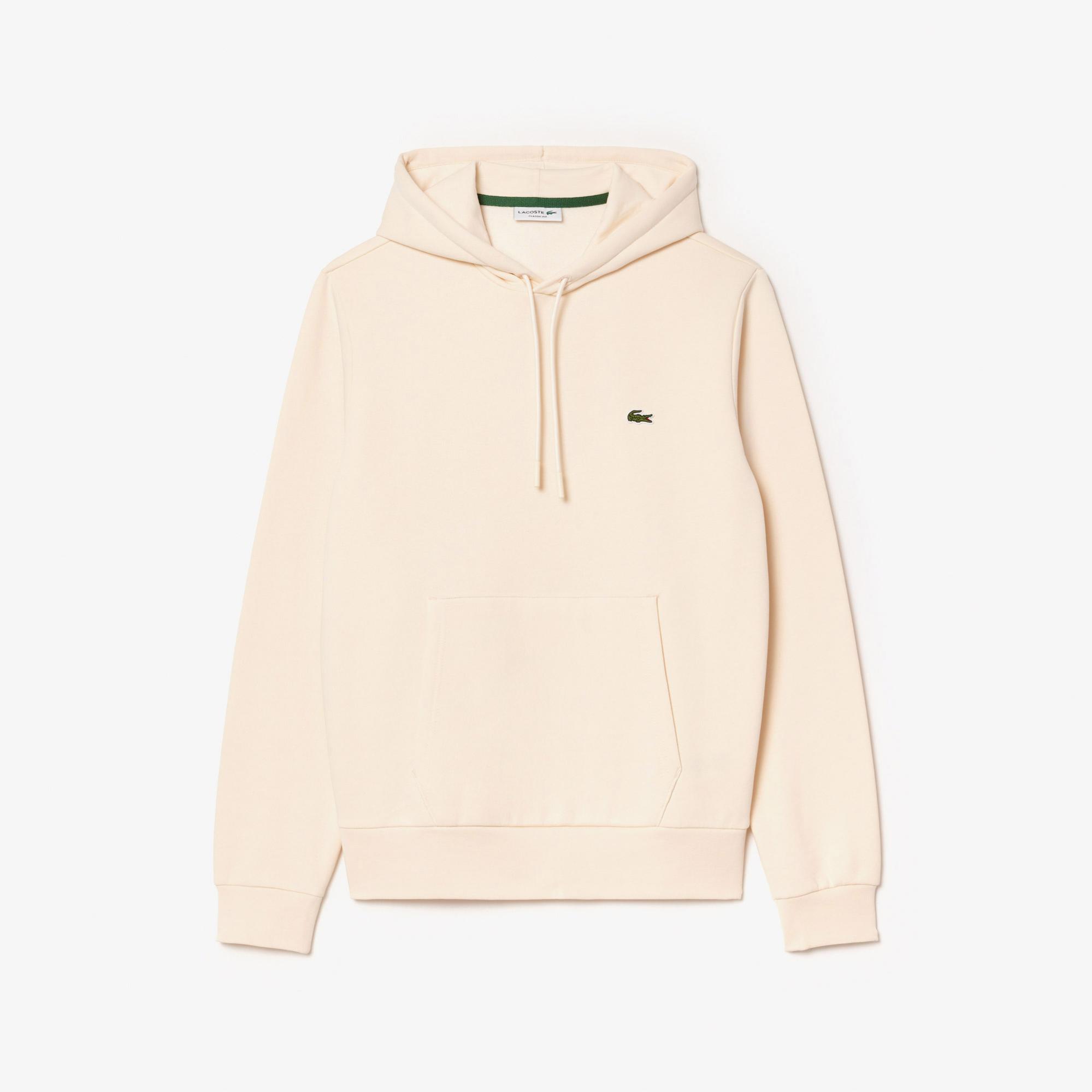 Lacoste Erkek Classic Fit Kapüşonlu Bej Sweatshirt