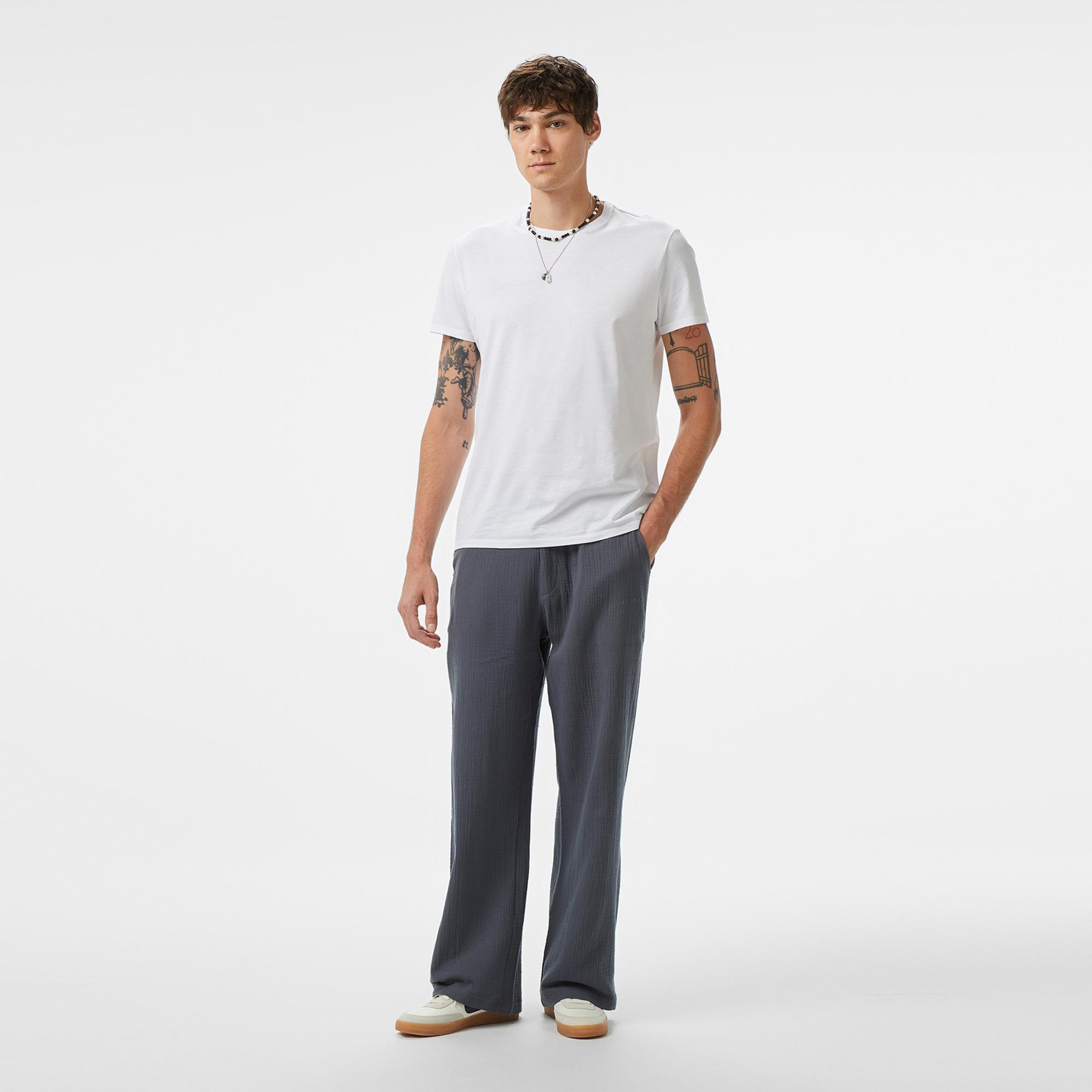 UNITED4 Comfort Erkek Gri Pantolon