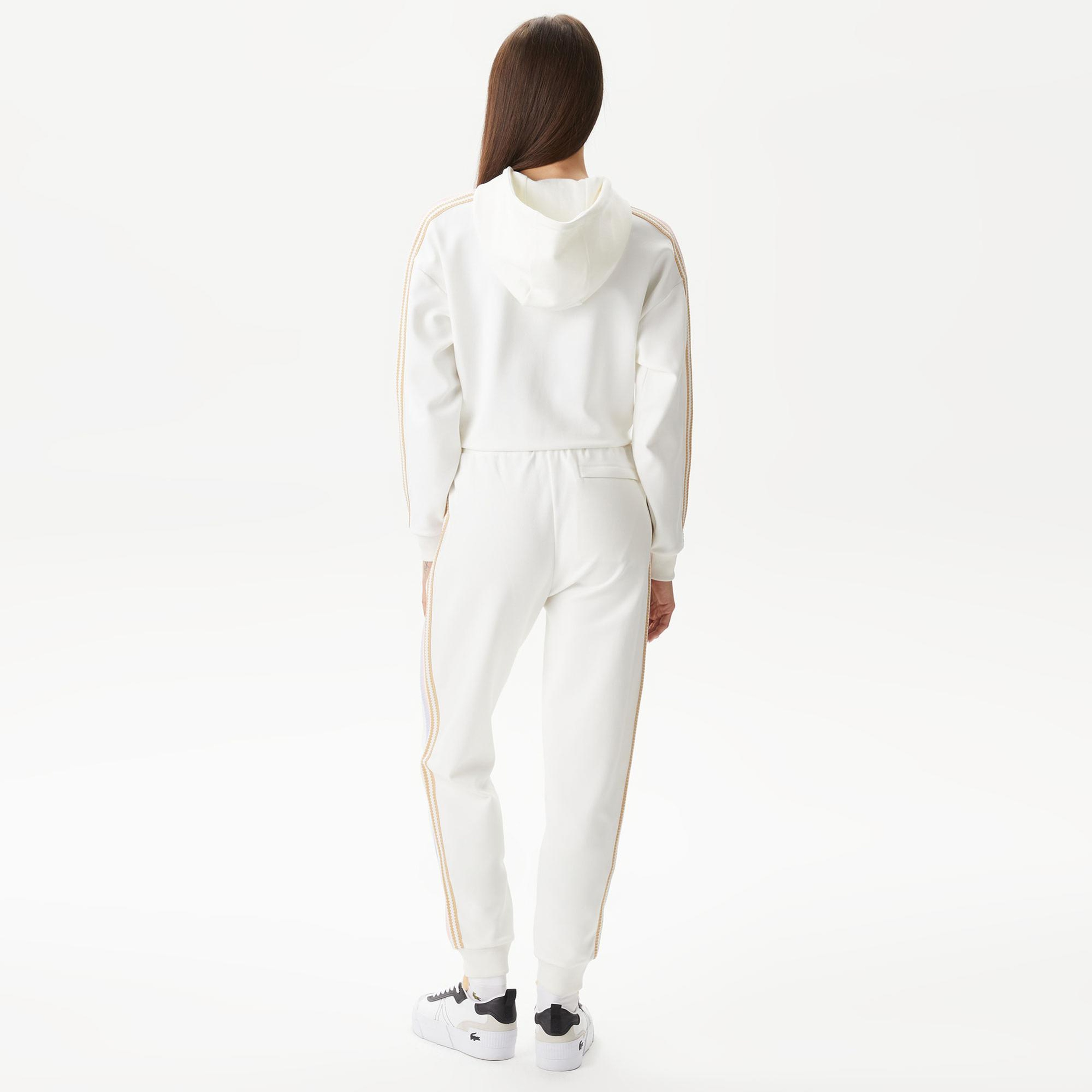Lacoste Kadın Beyaz Eşofman Altı