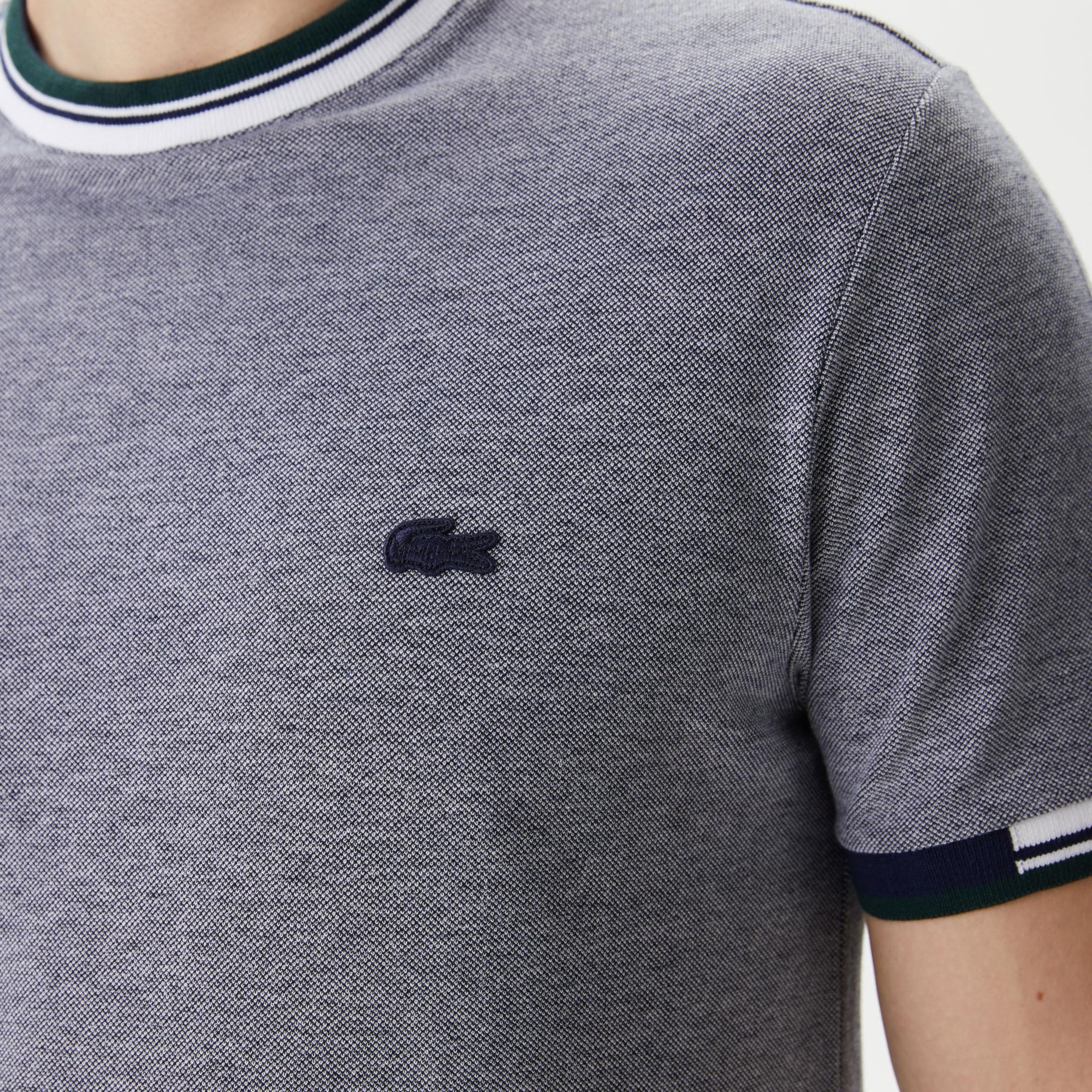 Lacoste Erkek Regular Fit Bisiklet Yaka Lacivert T-Shirt