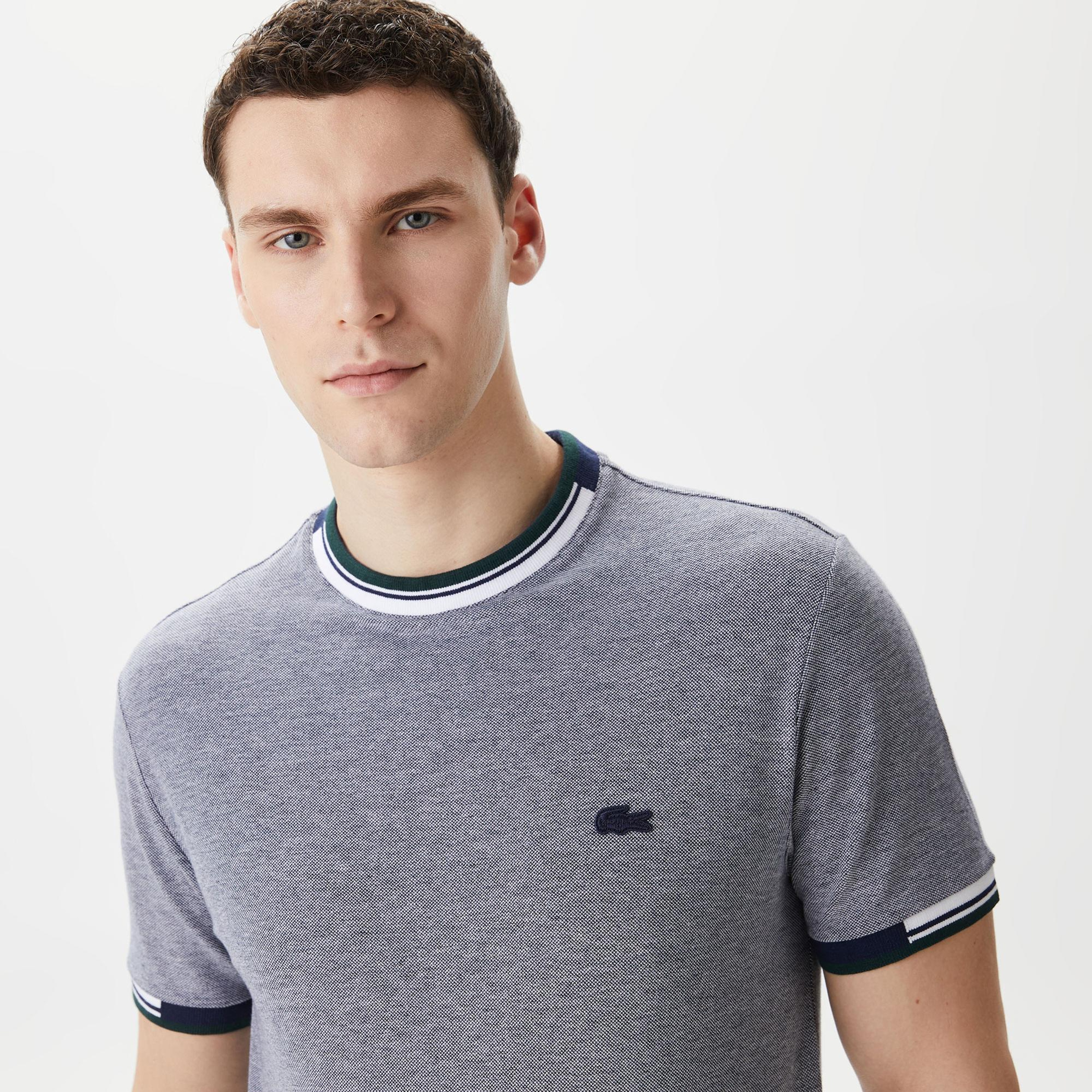 Lacoste Erkek Regular Fit Bisiklet Yaka Lacivert T-Shirt