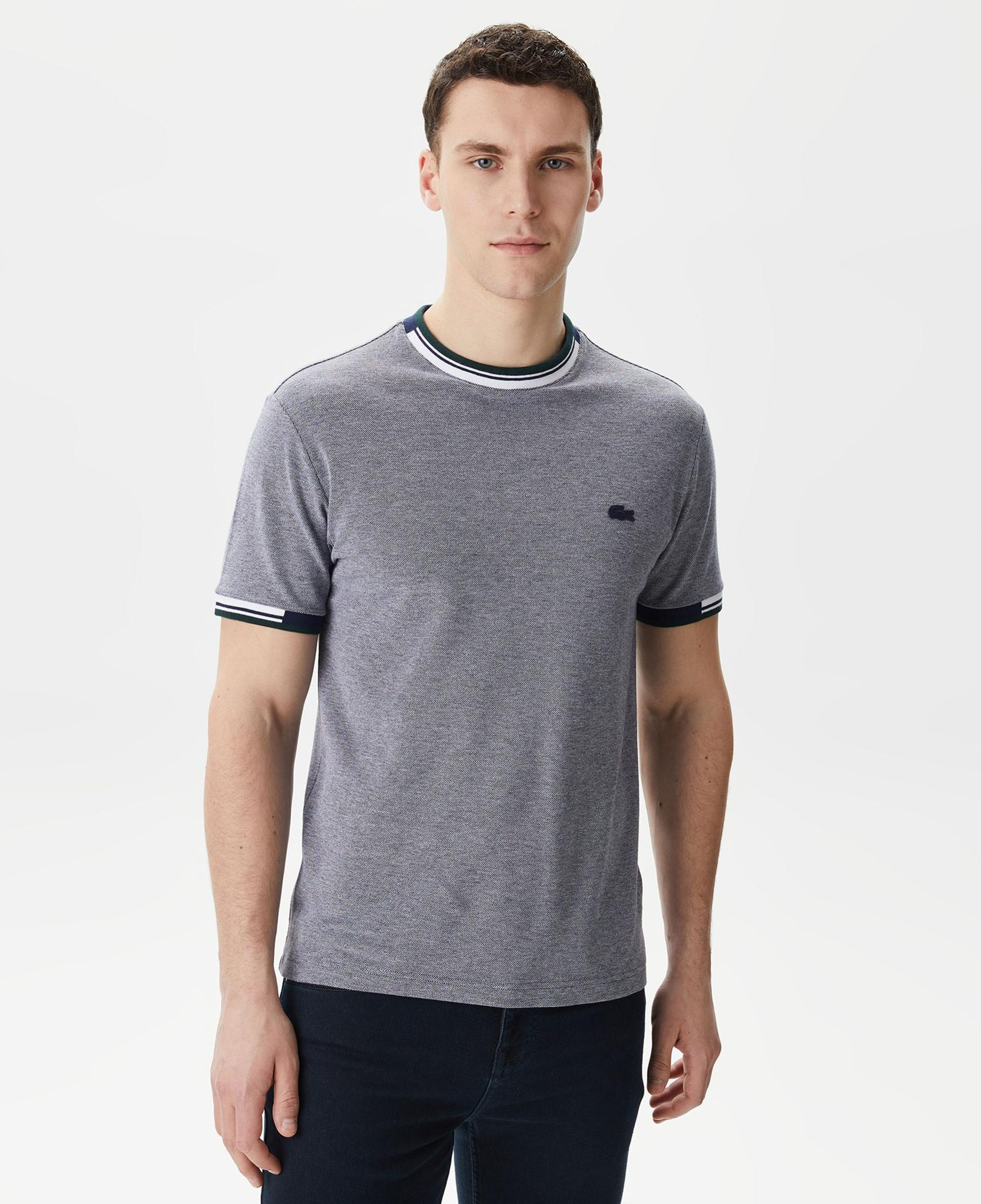 Lacoste Erkek Regular Fit Bisiklet Yaka Lacivert T-Shirt