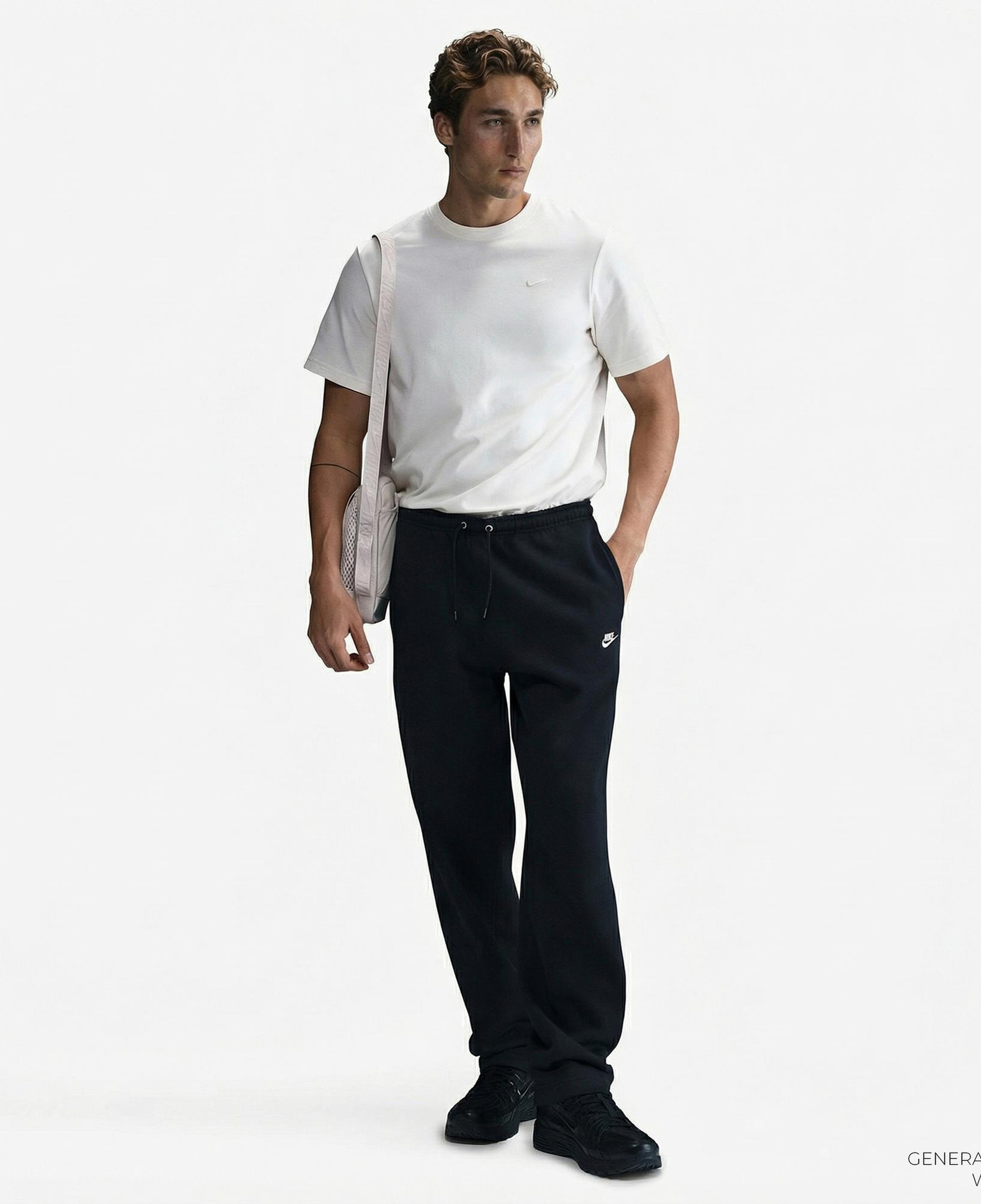 Nike Club Erkek Siyah Eşofman Altı