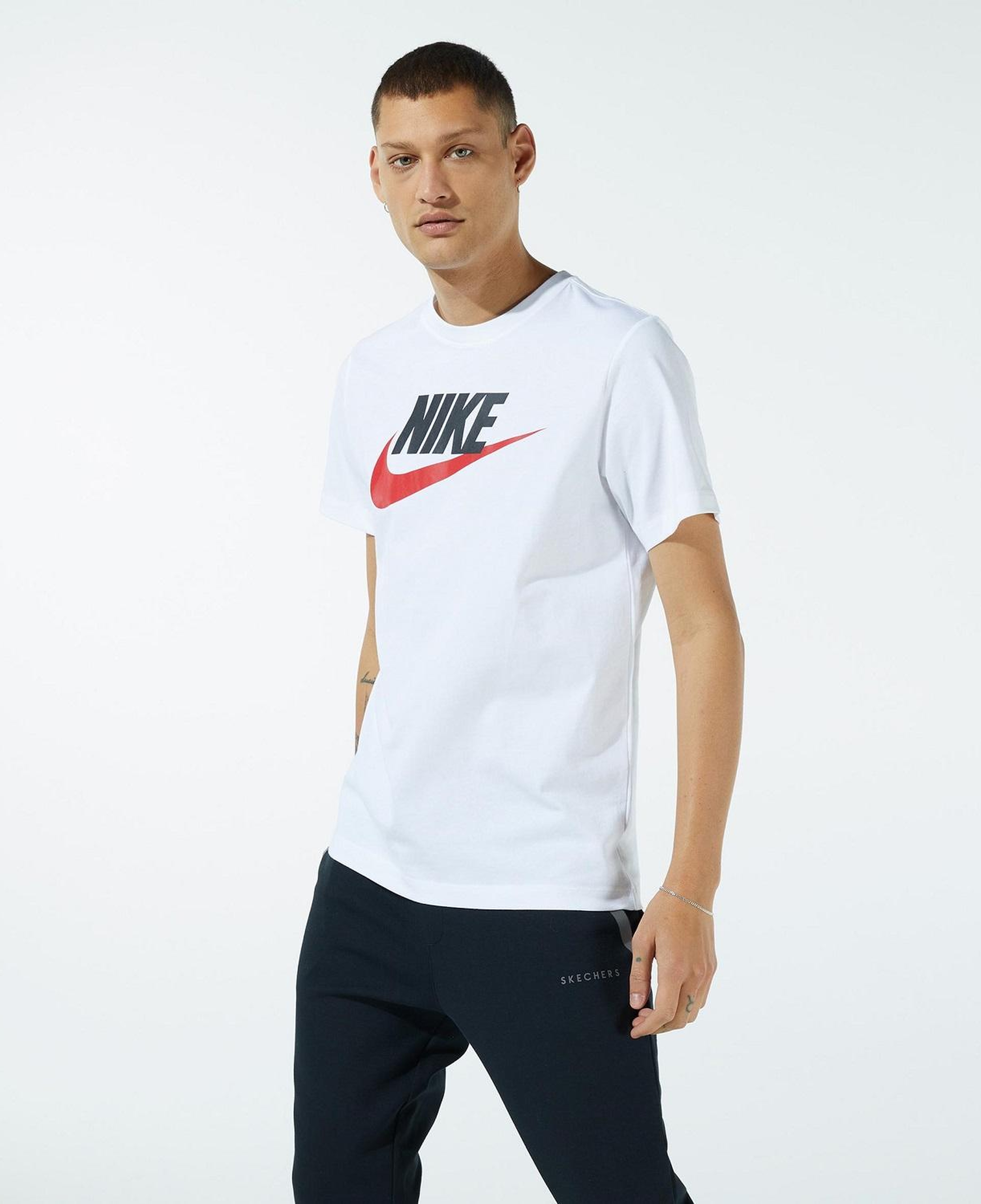 Nike Sportswear Icon Futura Erkek Beyaz T-Shirt