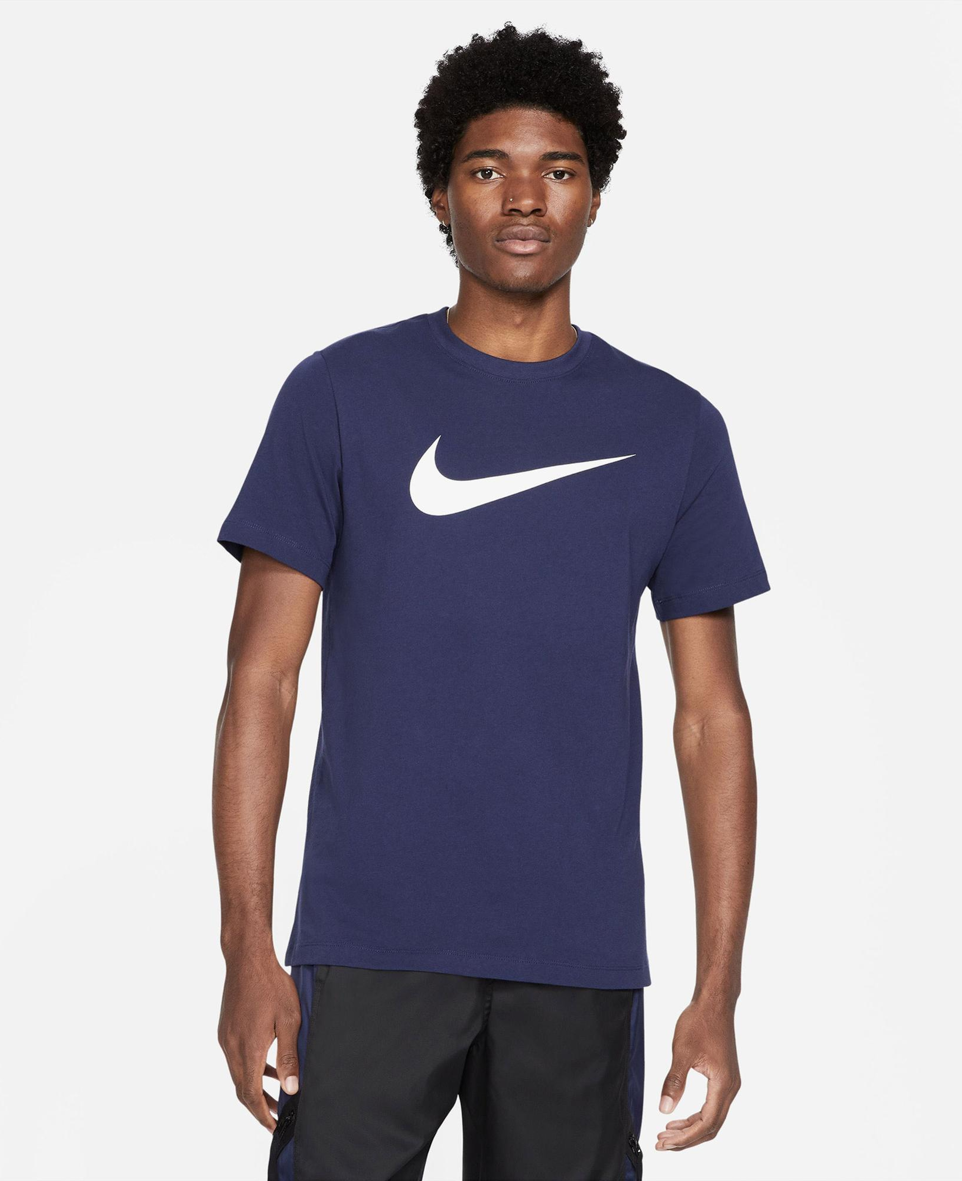 Nike Sportswear Icon Swoosh Erkek Lacivert T-Shirt
