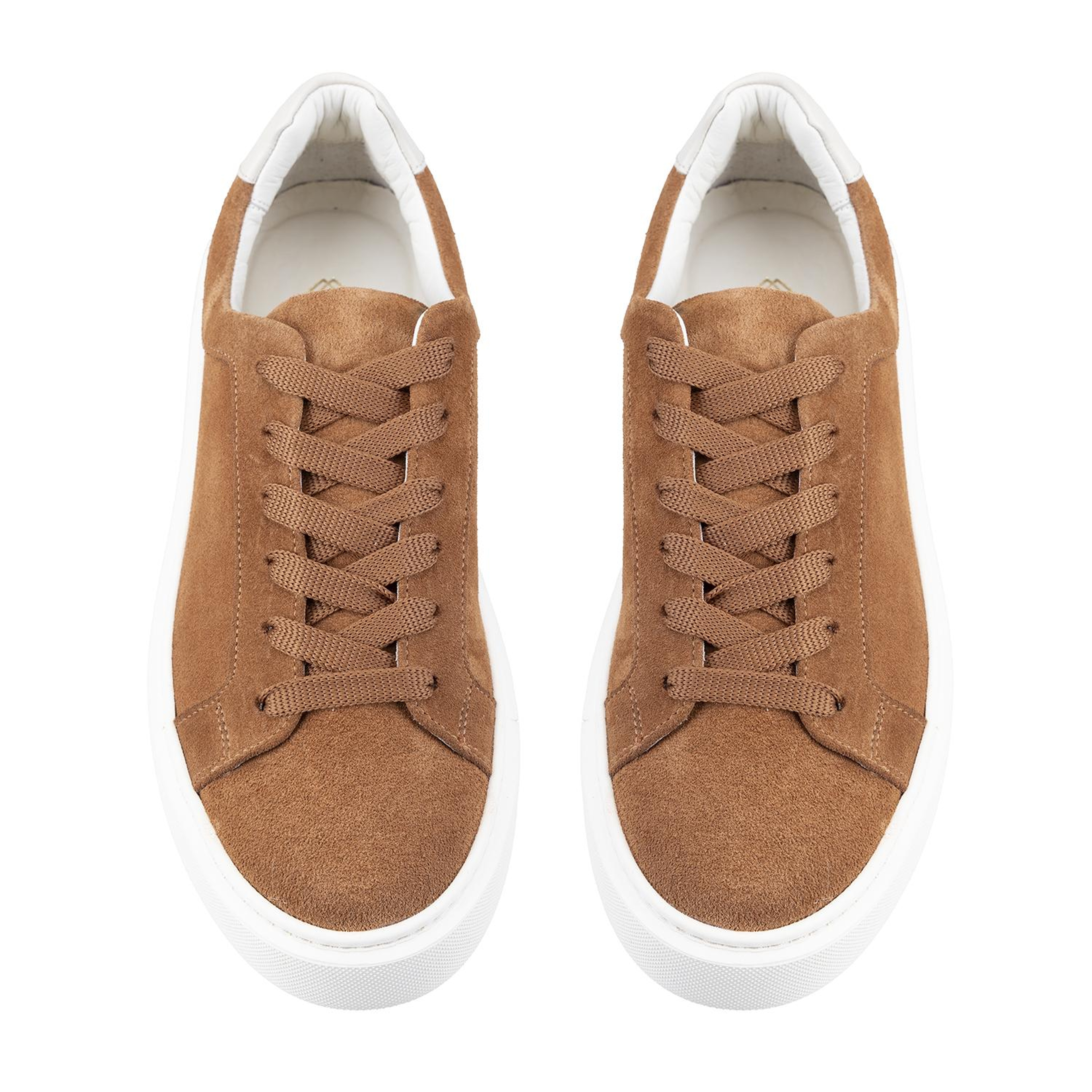 Kadın Taba Süet Deri Spor Ayakkabı