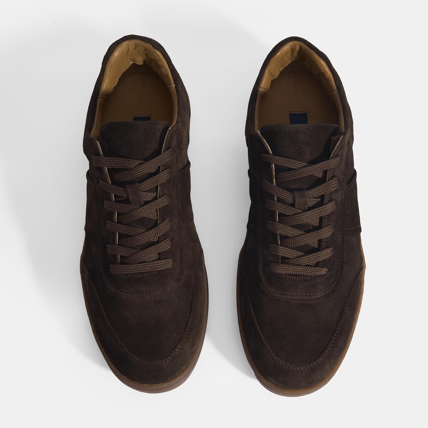 Erkek Kahve Bağcıklı Süet Günlük Ayakkabı