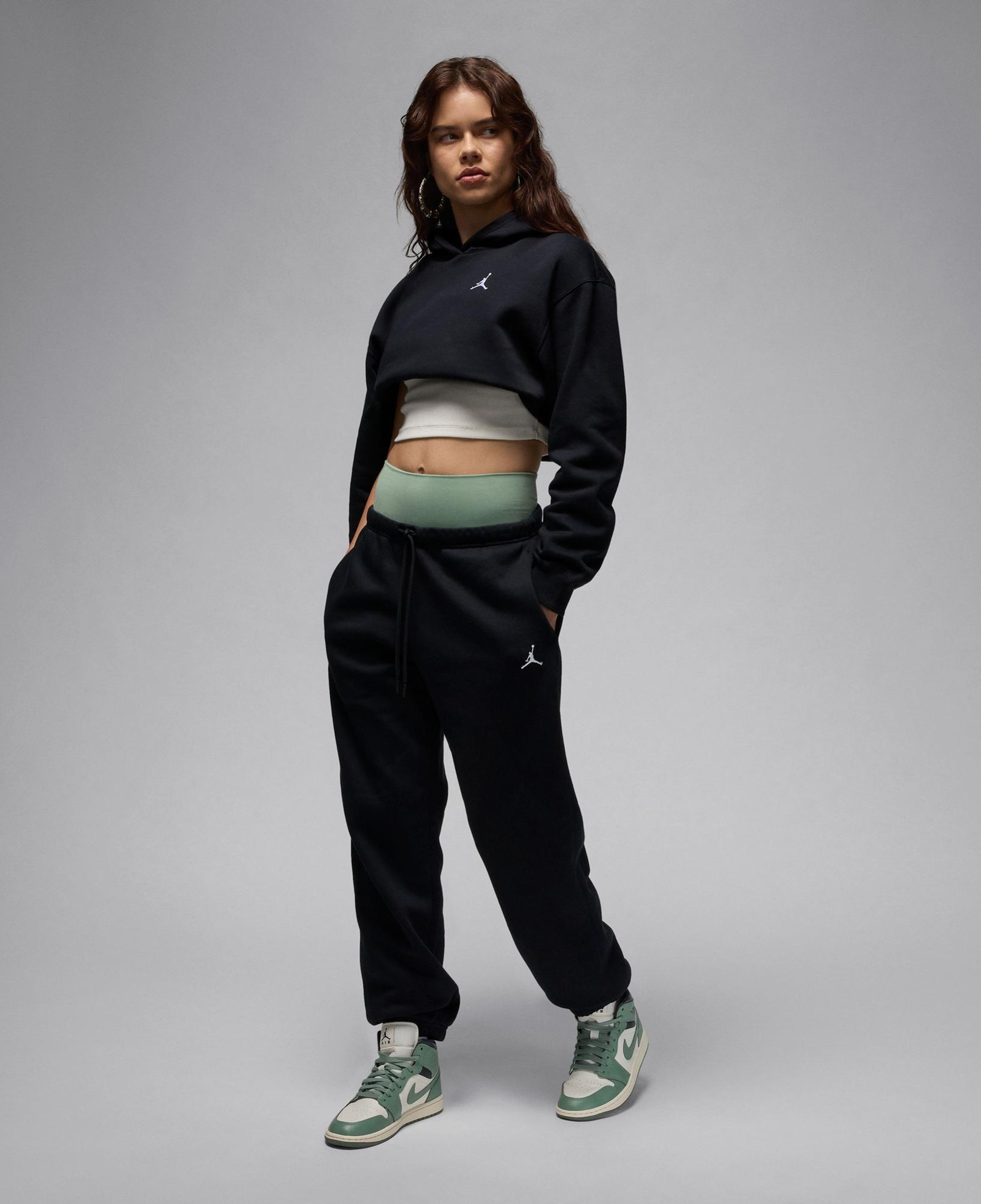 Jordan Brooklyn Fleece Kadın Siyah Eşofman Altı