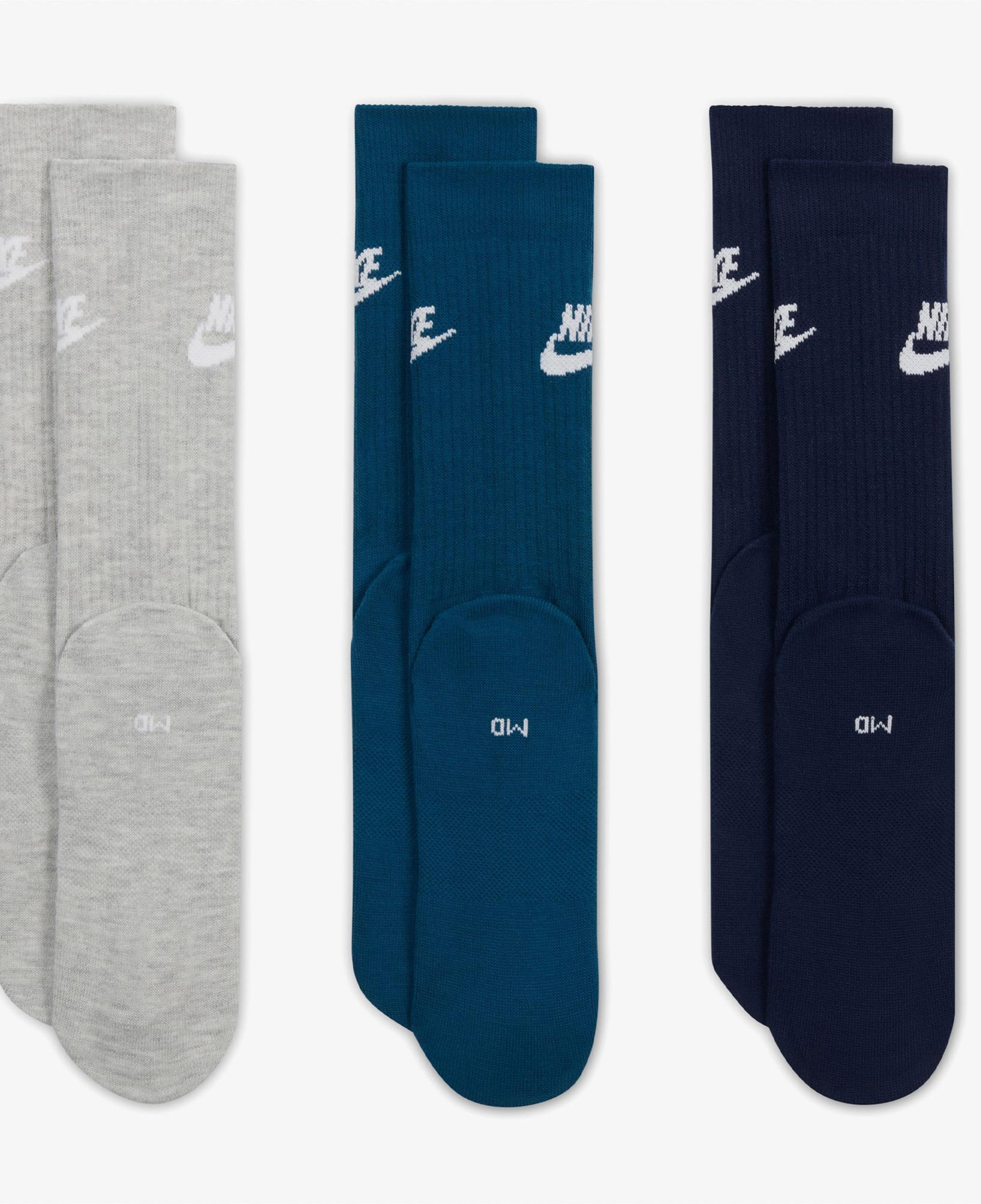 Nike Sportswear Everyday Essential 3' lü Unisex Renkli Çorap