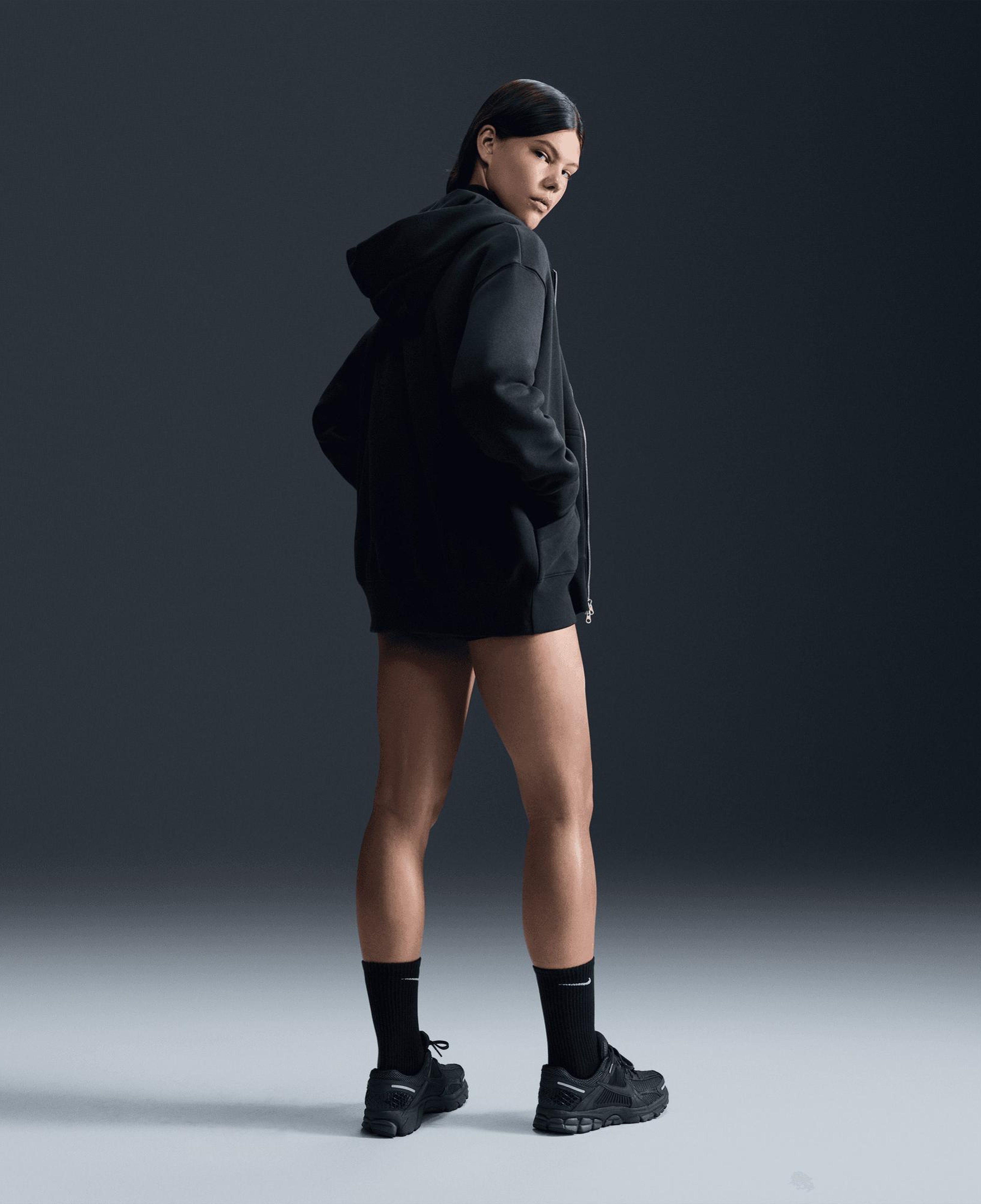 Nike Sportswear Phoenix Fleece Oversize Kadın Siyah Hoodie