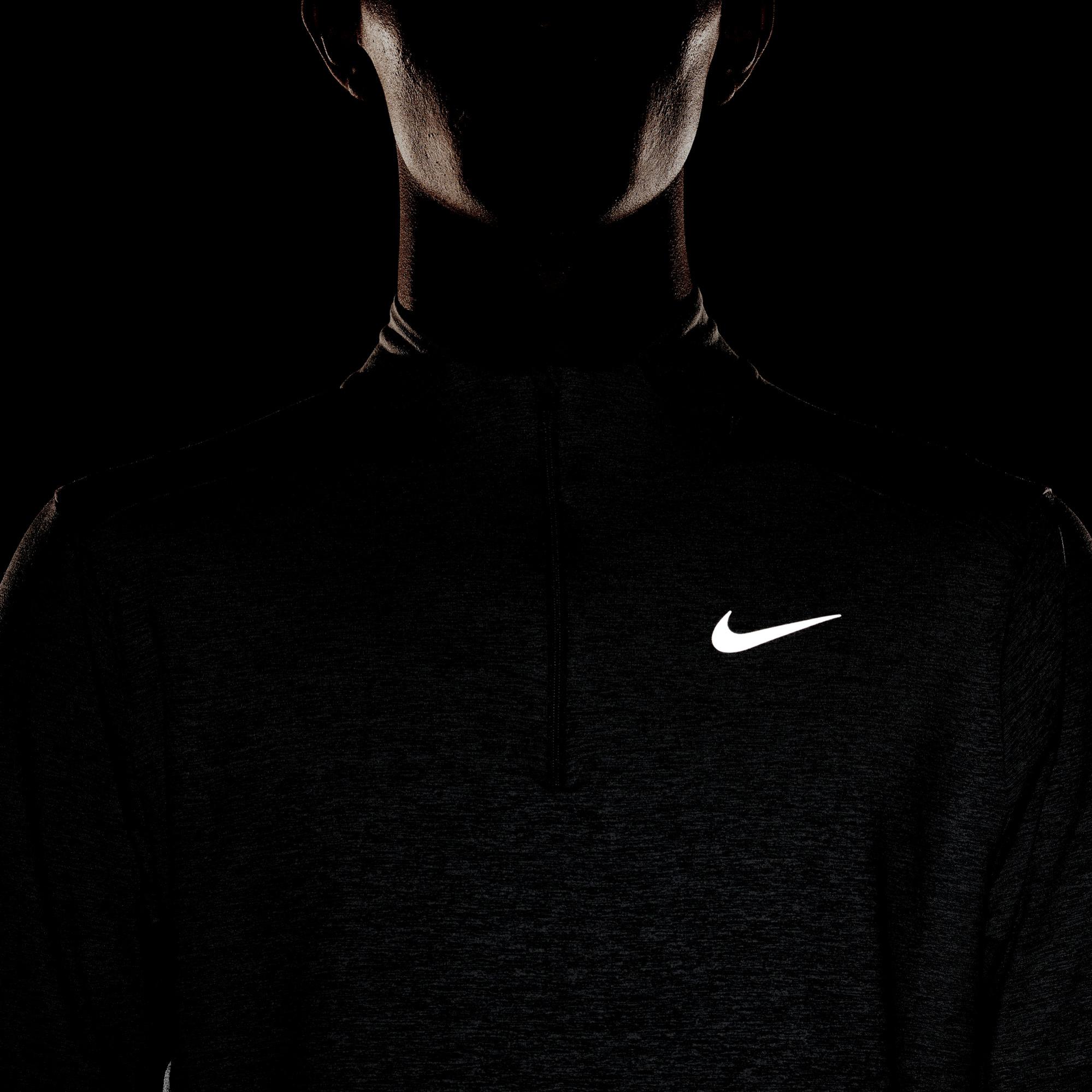 Nike Dri-Fit Element Erkek Gri Uzun Kollu T-Shirt