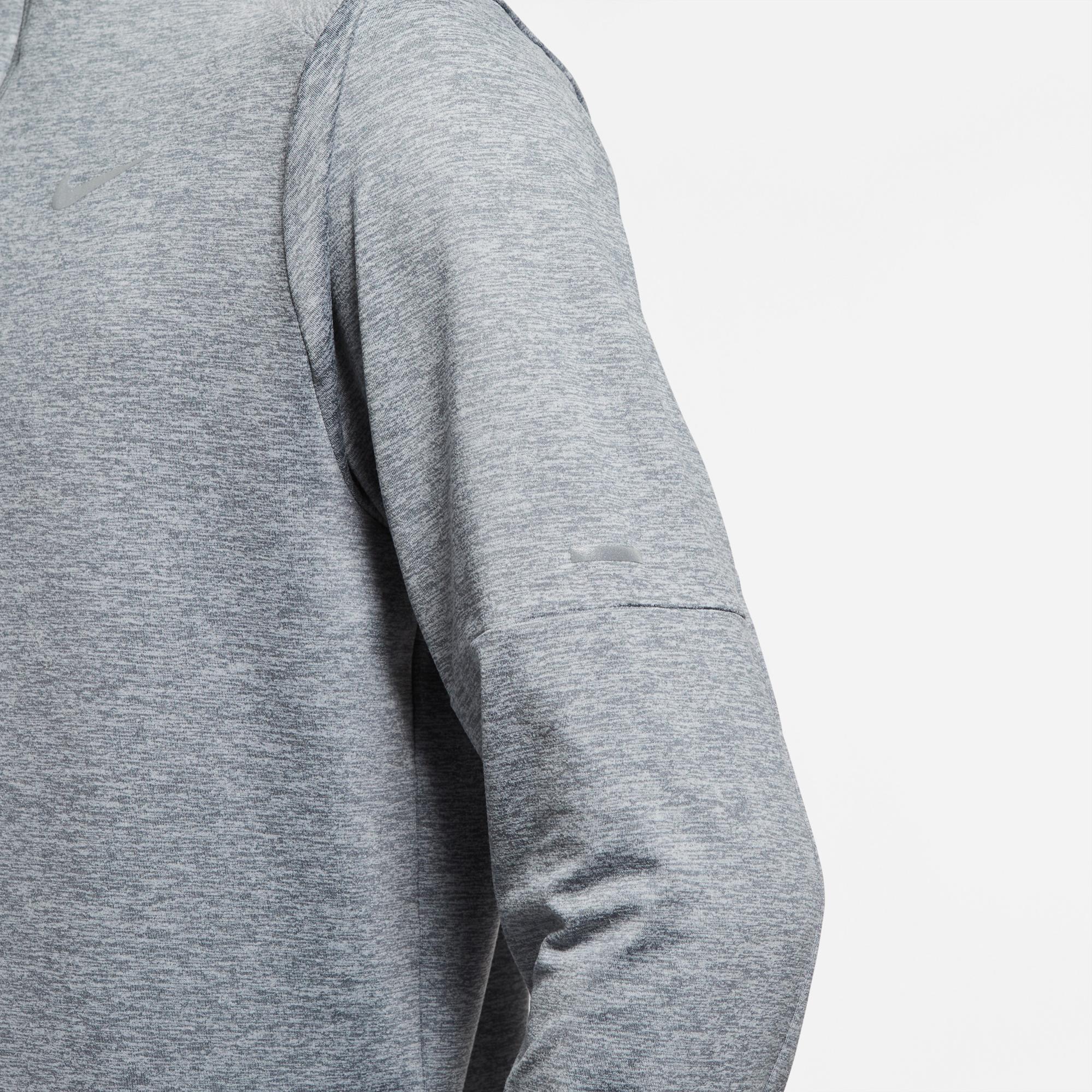 Nike Dri-Fit Element Erkek Gri Uzun Kollu T-Shirt