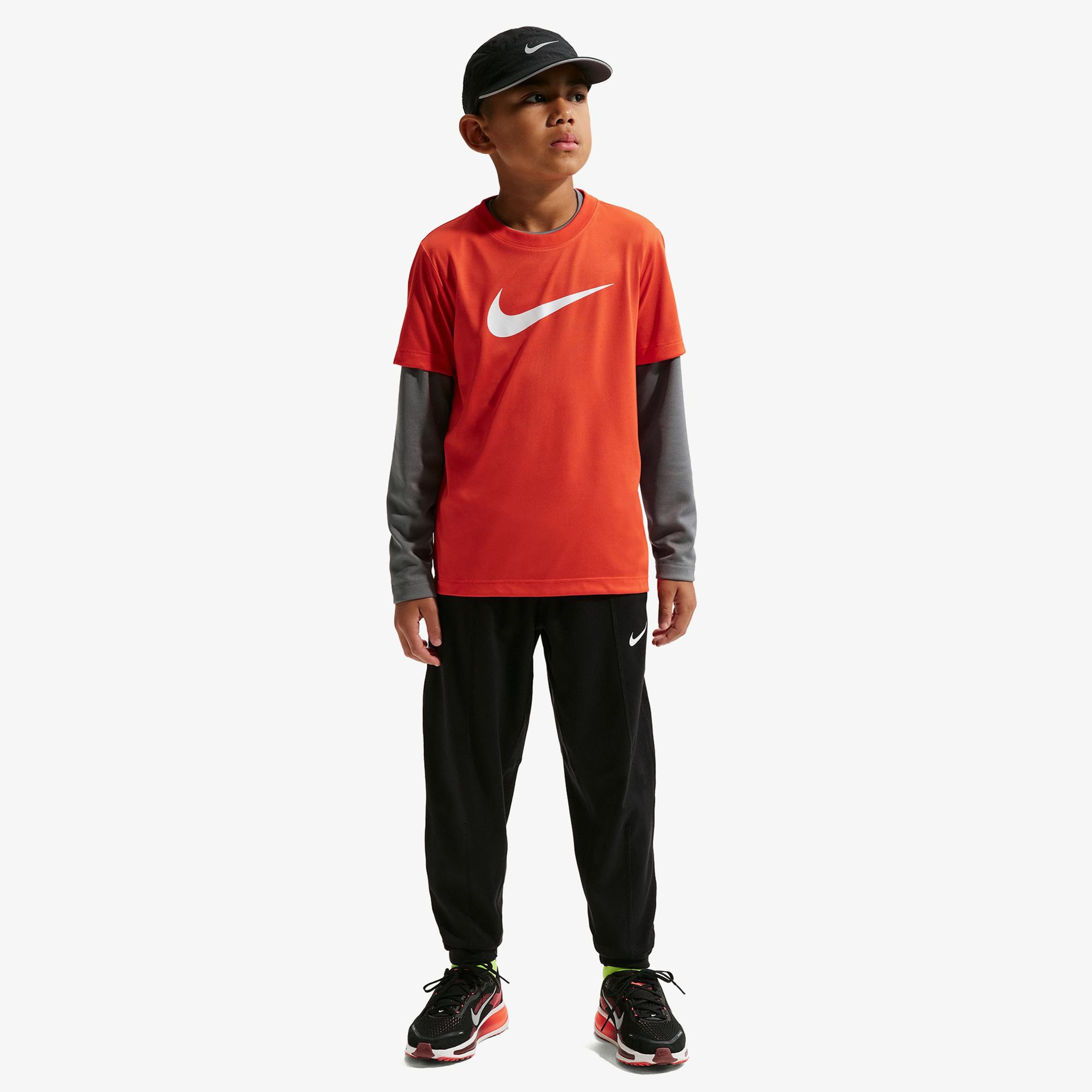 Nike Pro Dri-Fit Fleece Çocuk Siyah Eşofman Altı