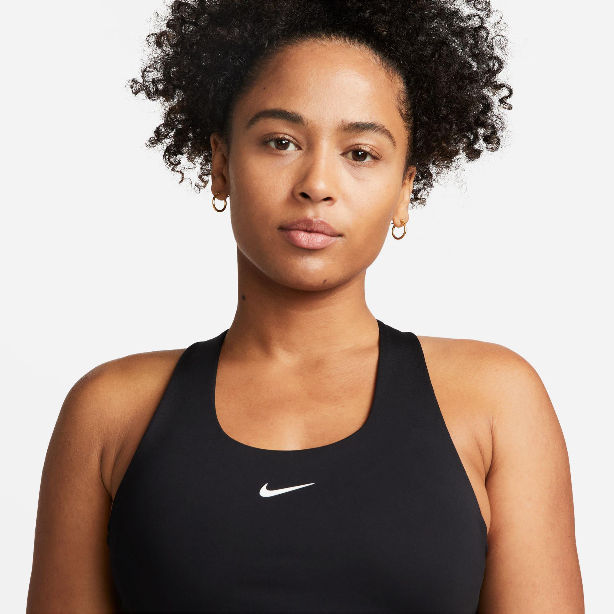 Nike Dri-Fit Swoosh Tank Kadın Siyah Kolsuz T-Shirt