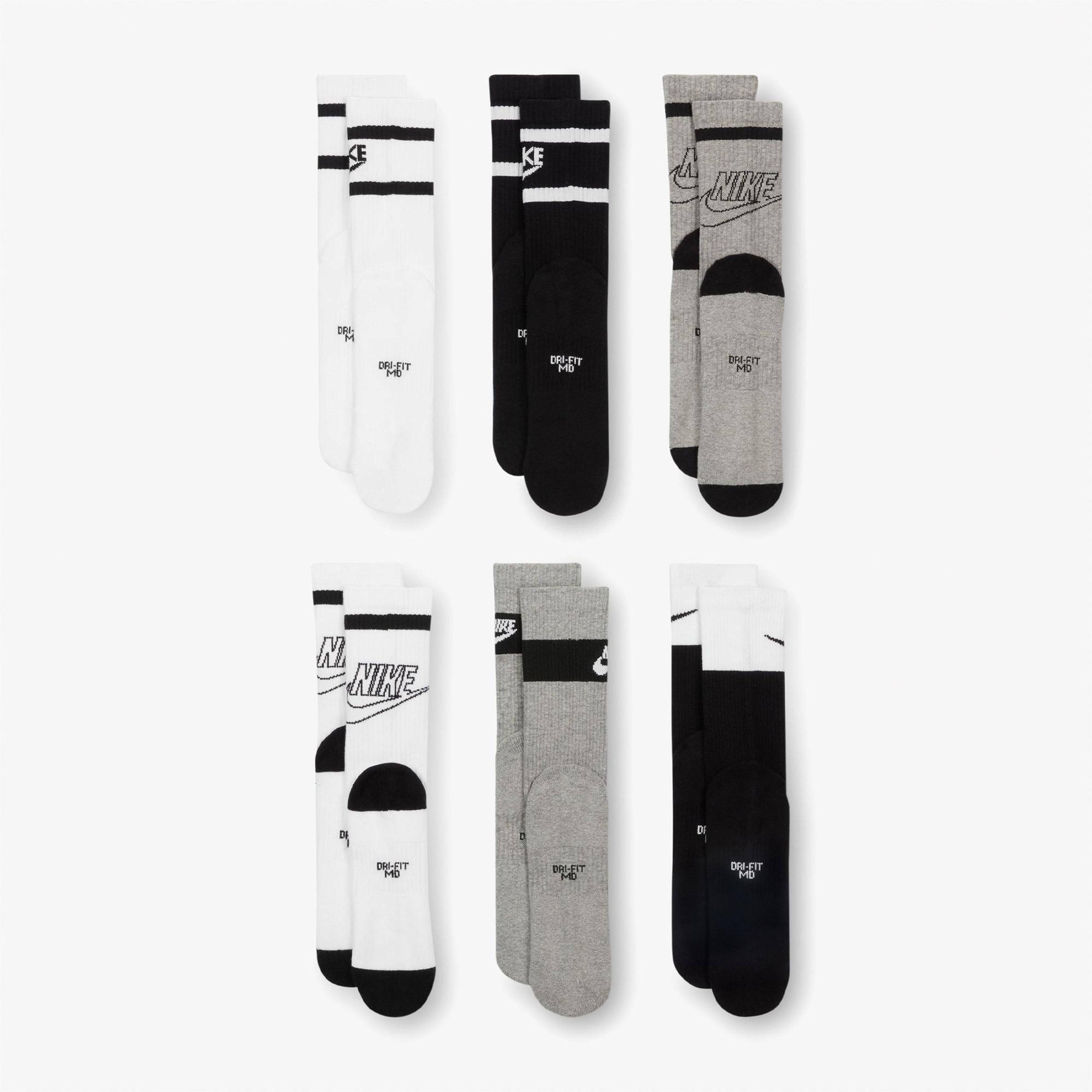 Nike Everyday 6' lı Çocuk Renkli Çorap