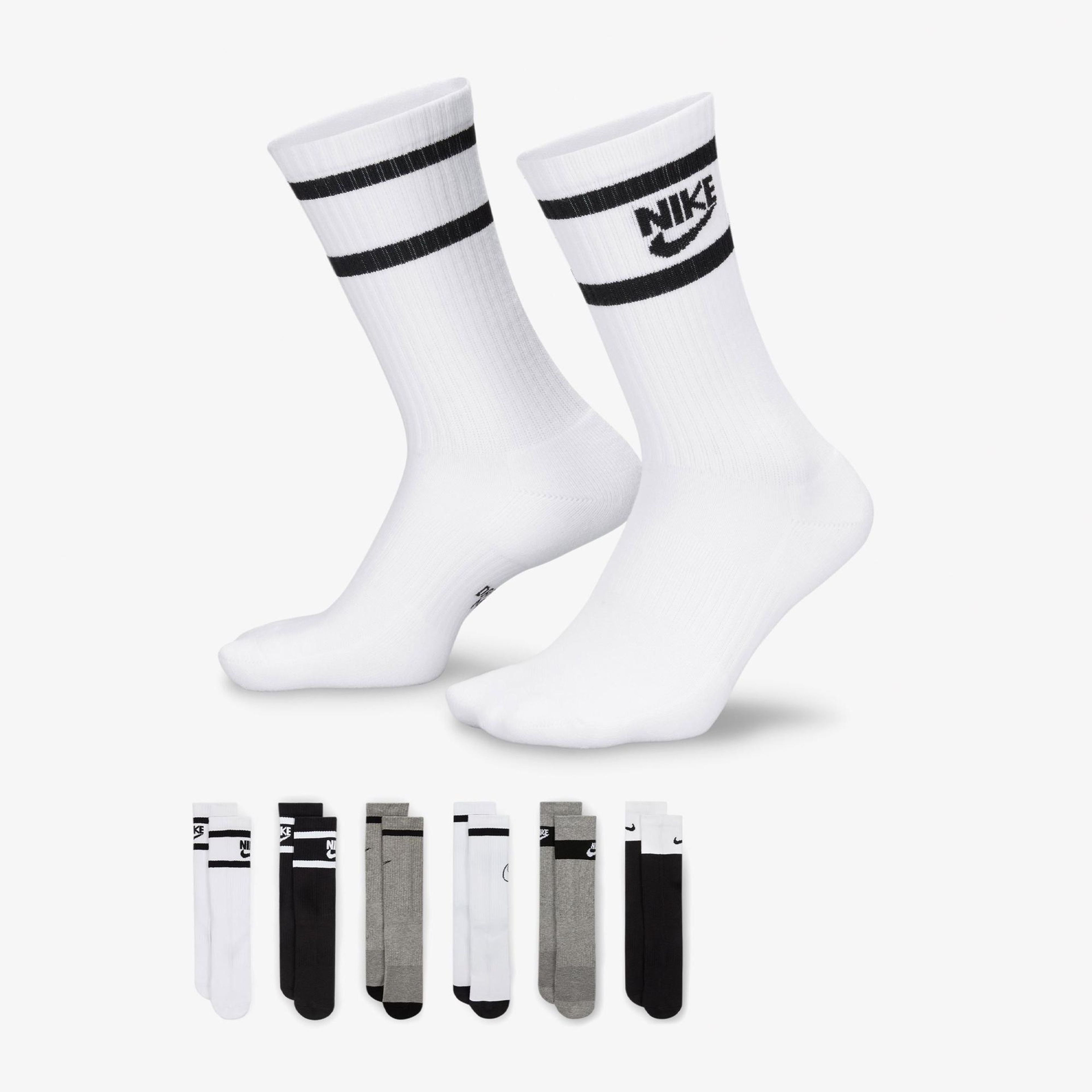 Nike Everyday 6' lı Çocuk Renkli Çorap