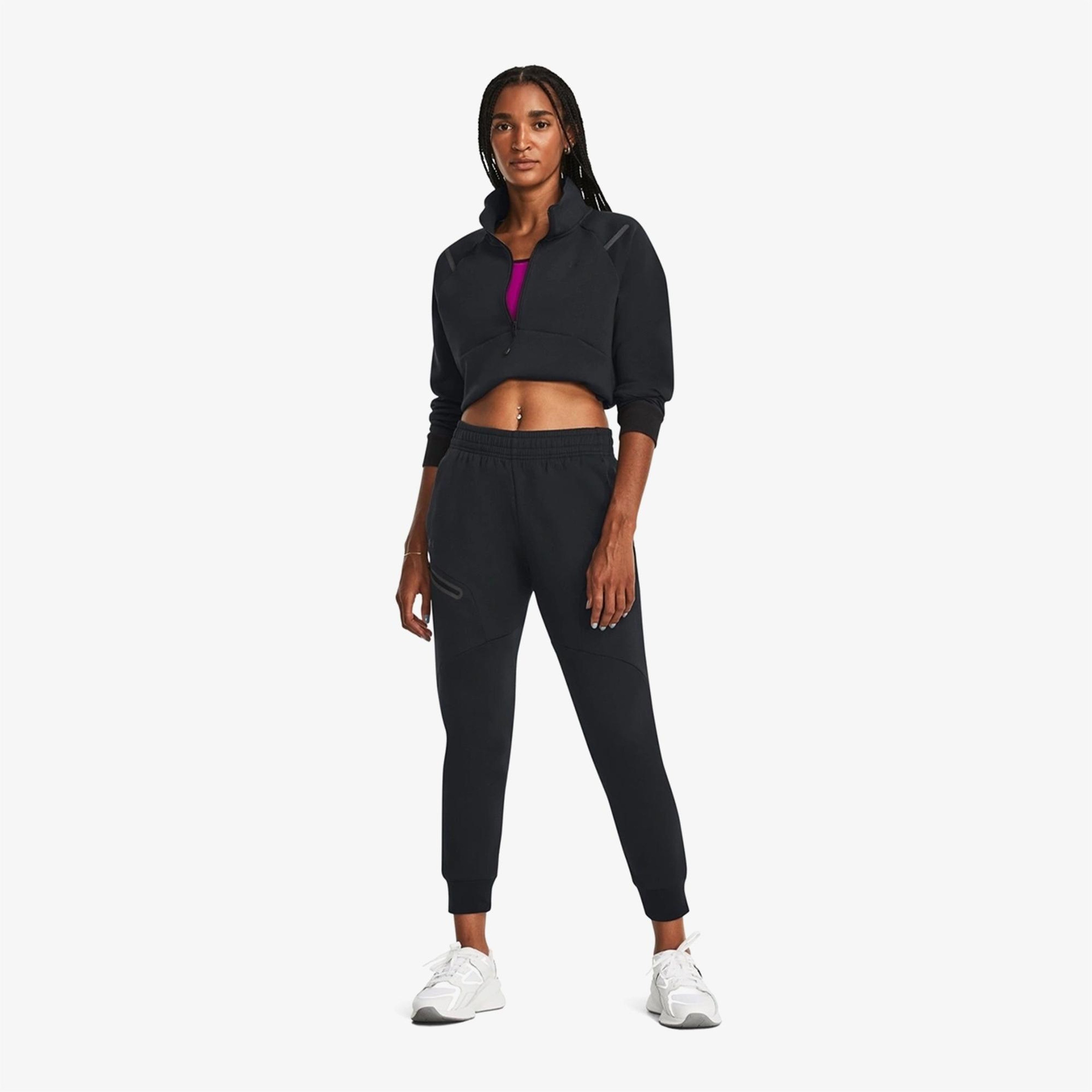 Under Armour Kadın Siyah Unstoppable Fleece Eşofman Altı