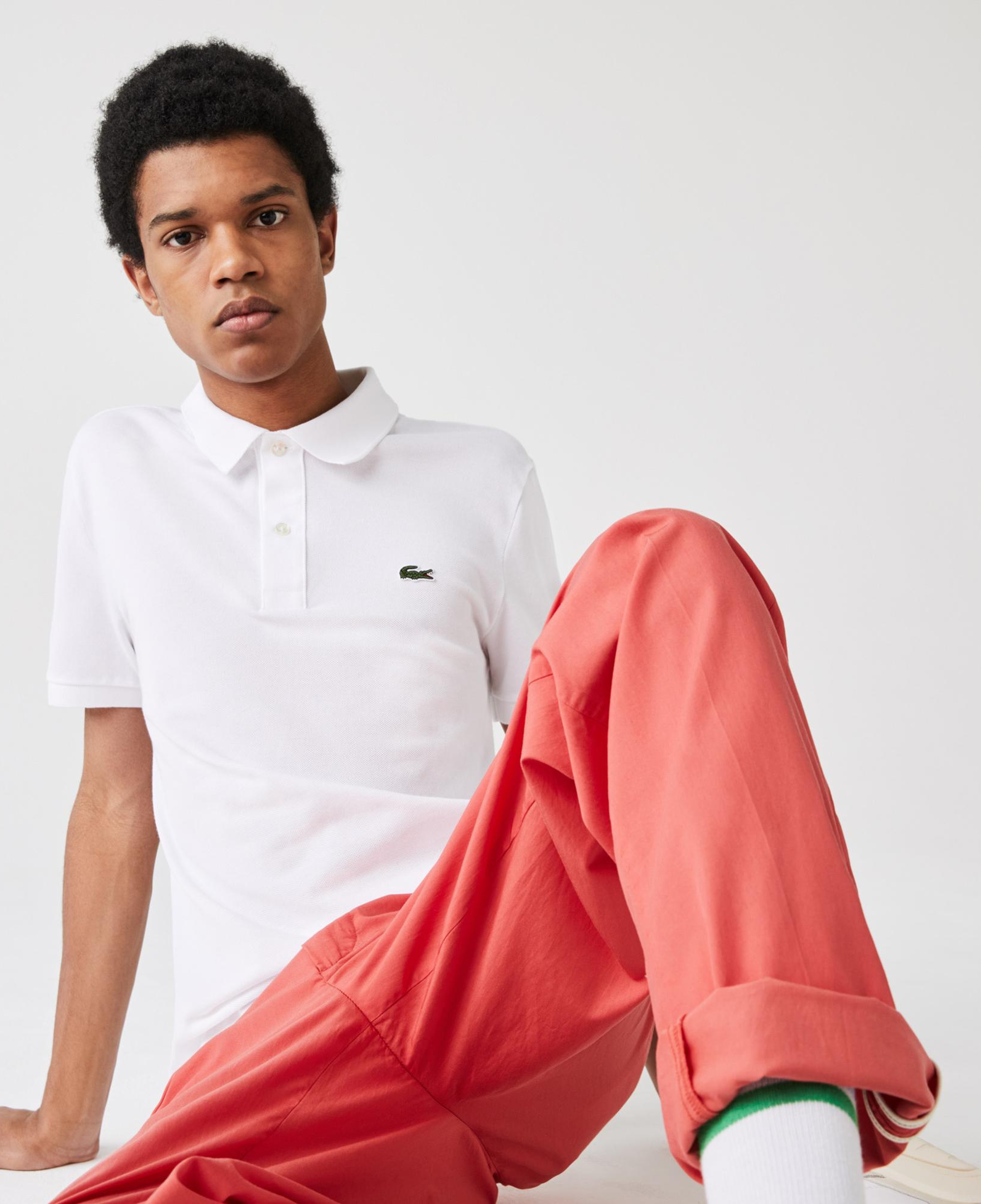 Lacoste L.12.12 Erkek Slim Fit Beyaz Polo