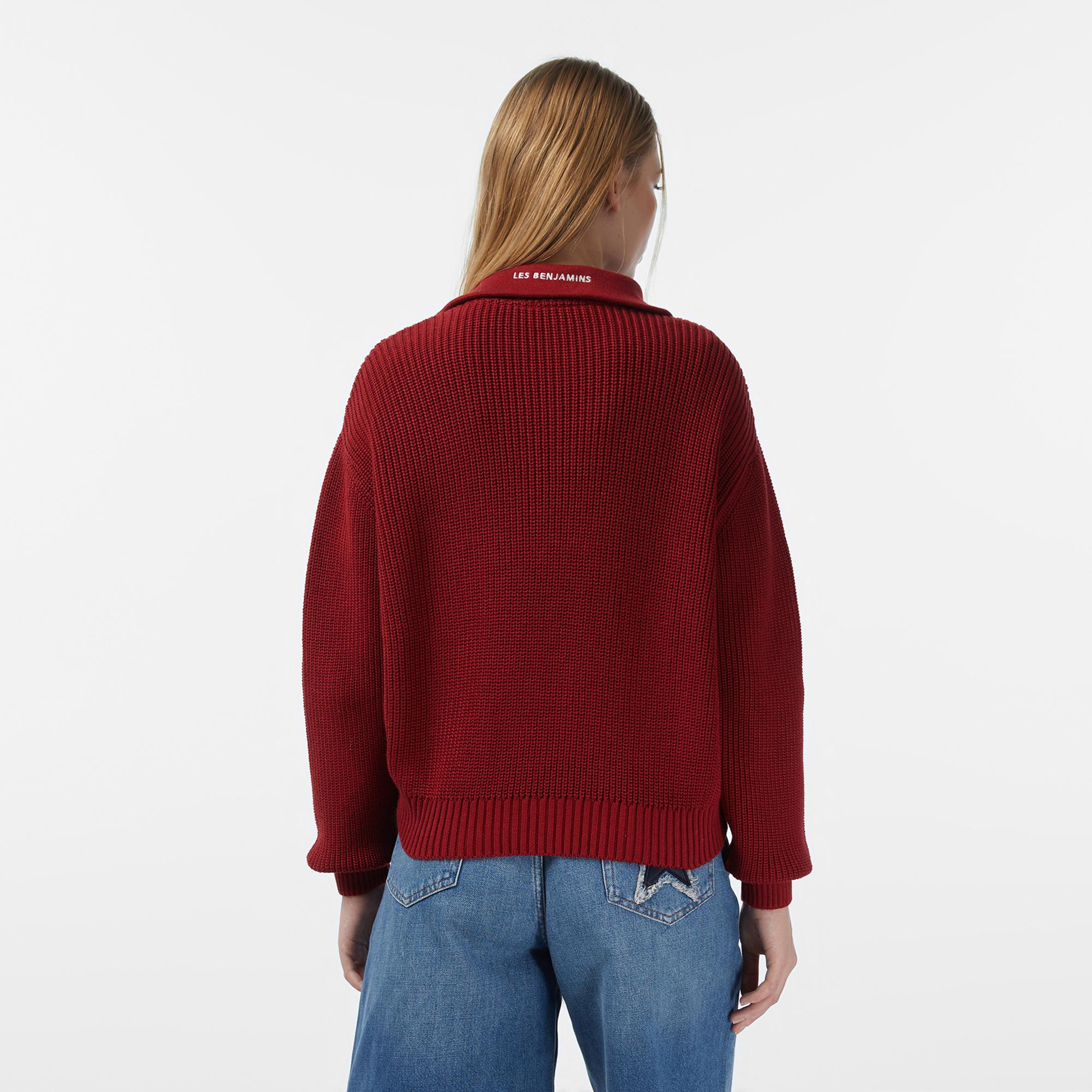 Les Benjamins 310 Kadın Kırmızı Triko
