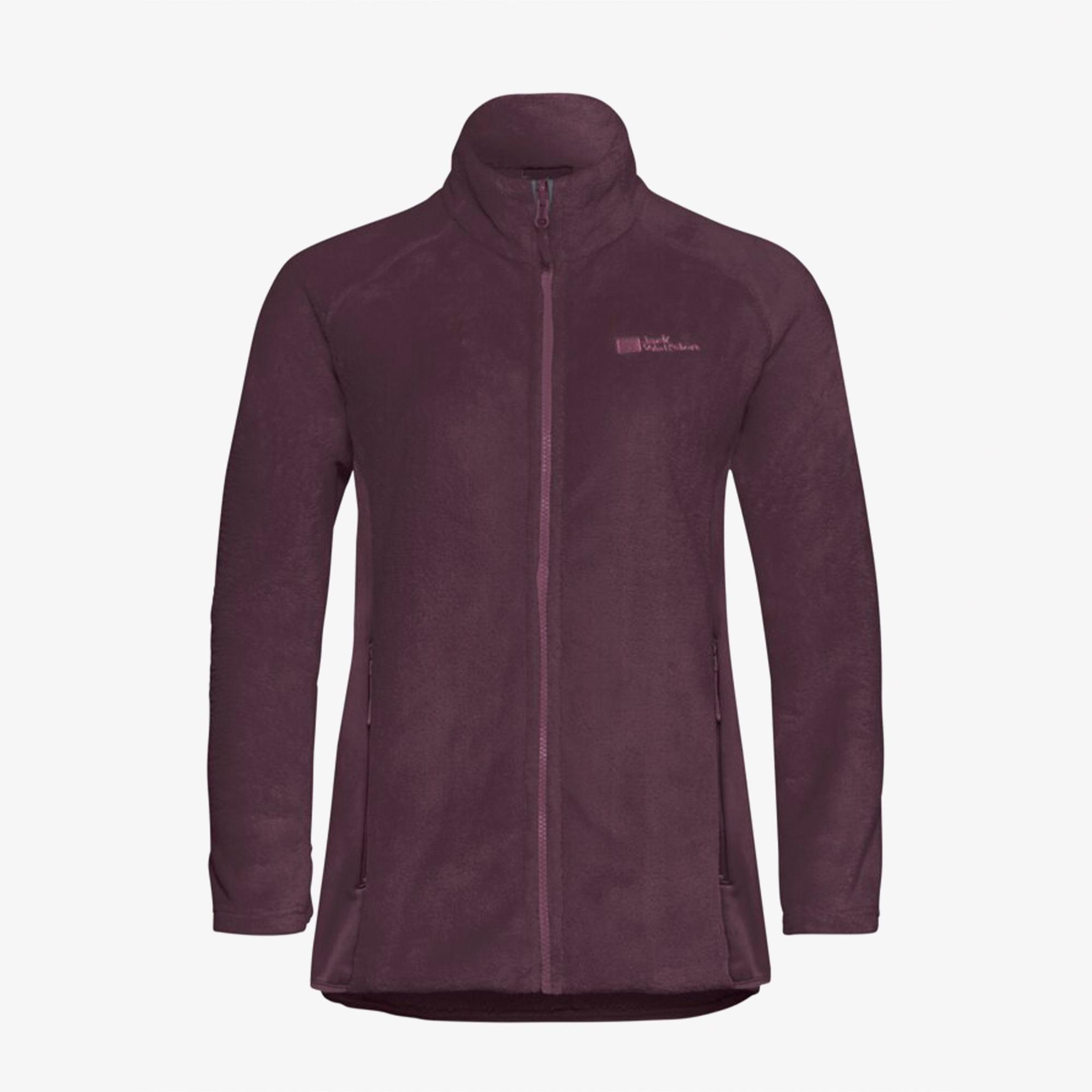 Jack Wolfskin Rotwand Full Zipped Kadın Mor Ceket