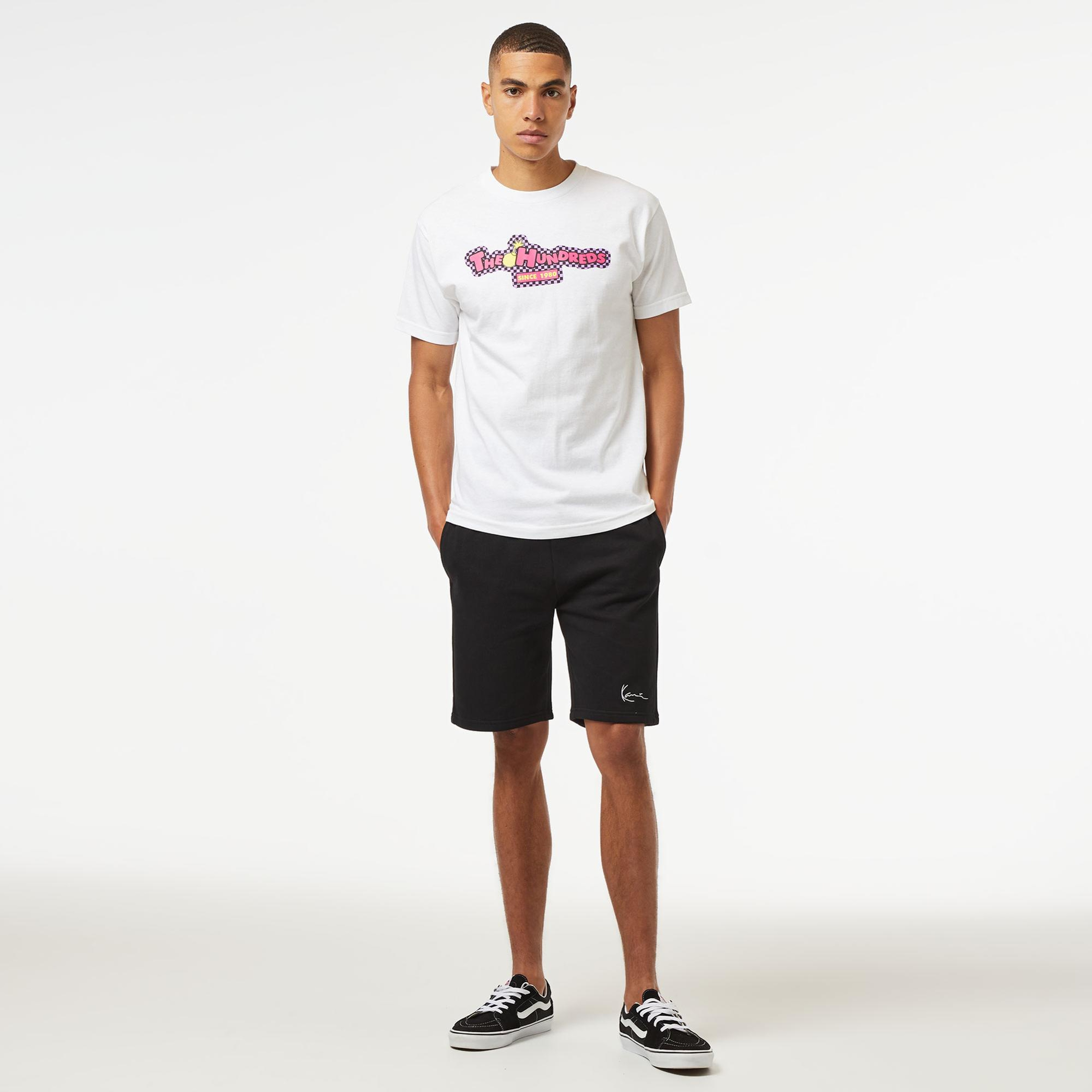 The Hundreds Push Bar Erkek Beyaz T-Shirt