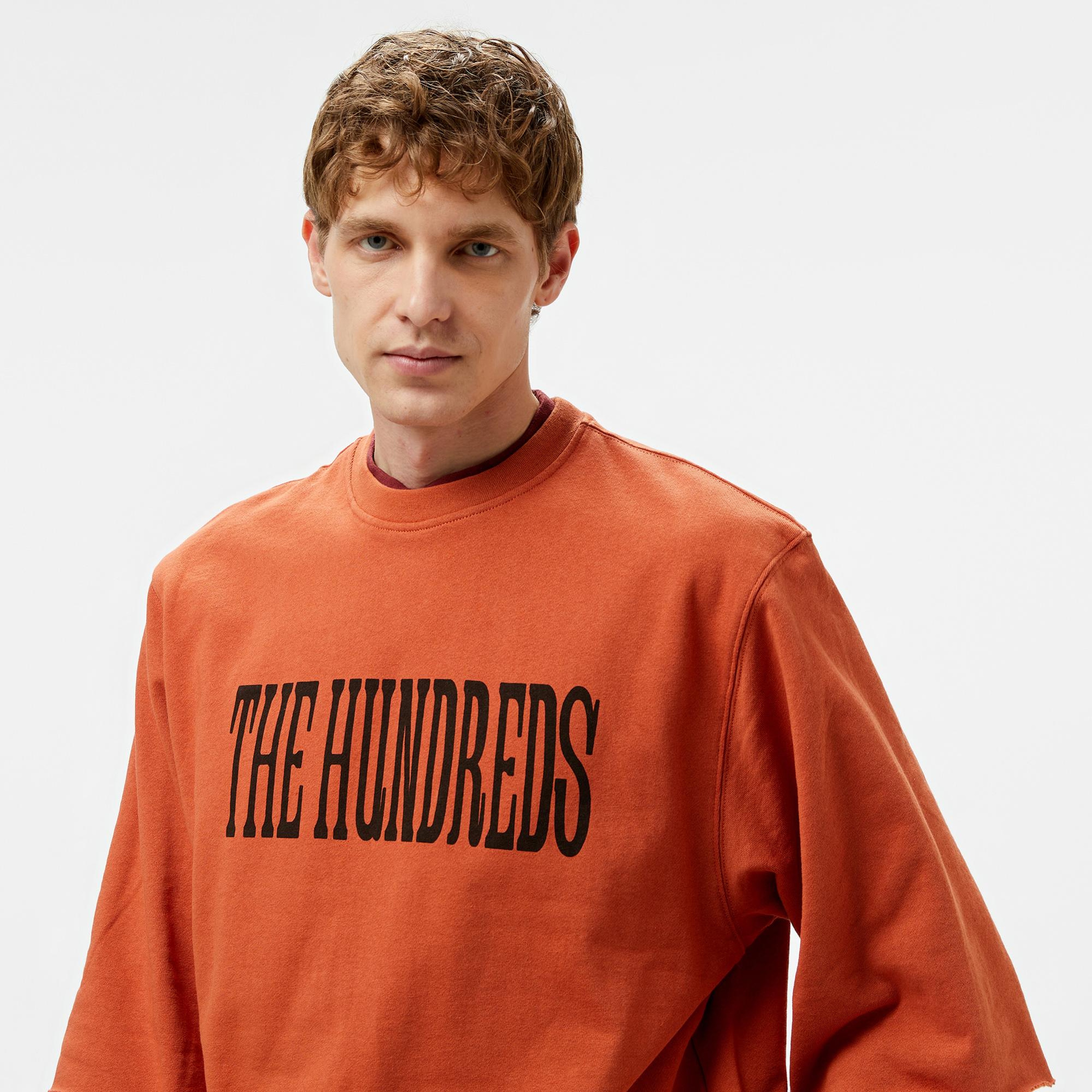 The Hundreds Layer Crewneck Erkek Kahverengi Sweatshirt