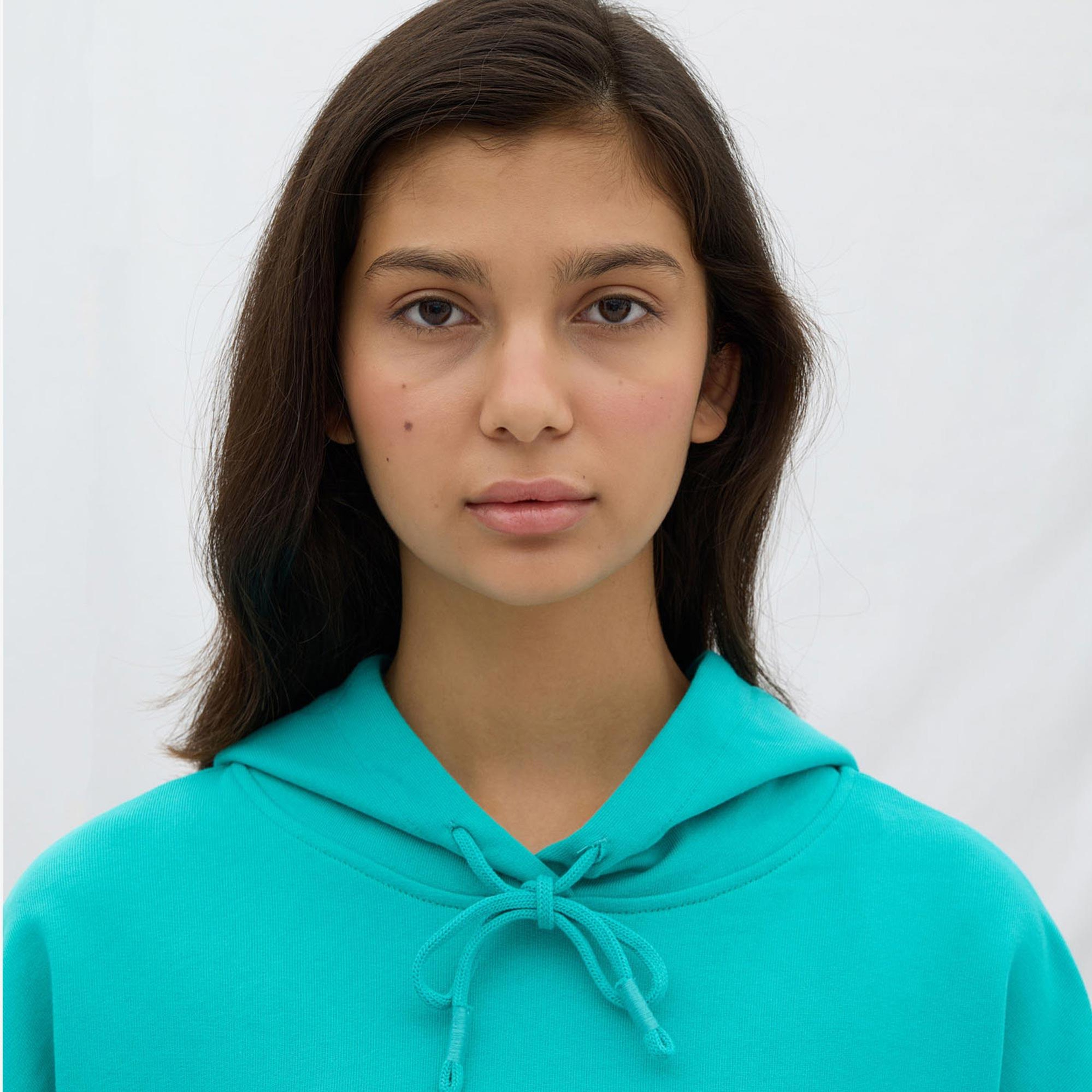 Les Benjamins Essential Kadın Yeşil Hoodie