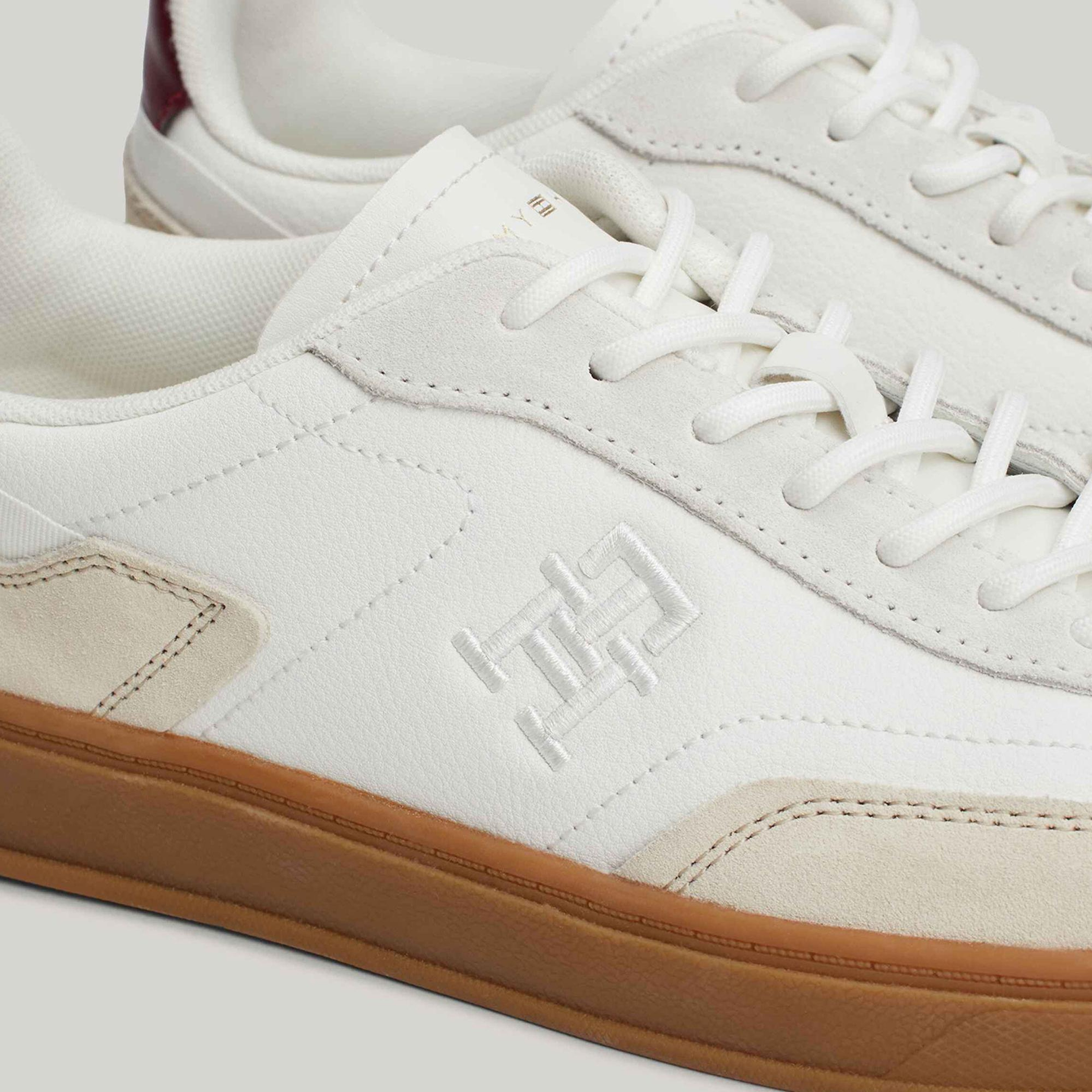 Tommy Hilfiger Heritage Court Kadın Bej Spor Ayakkabı