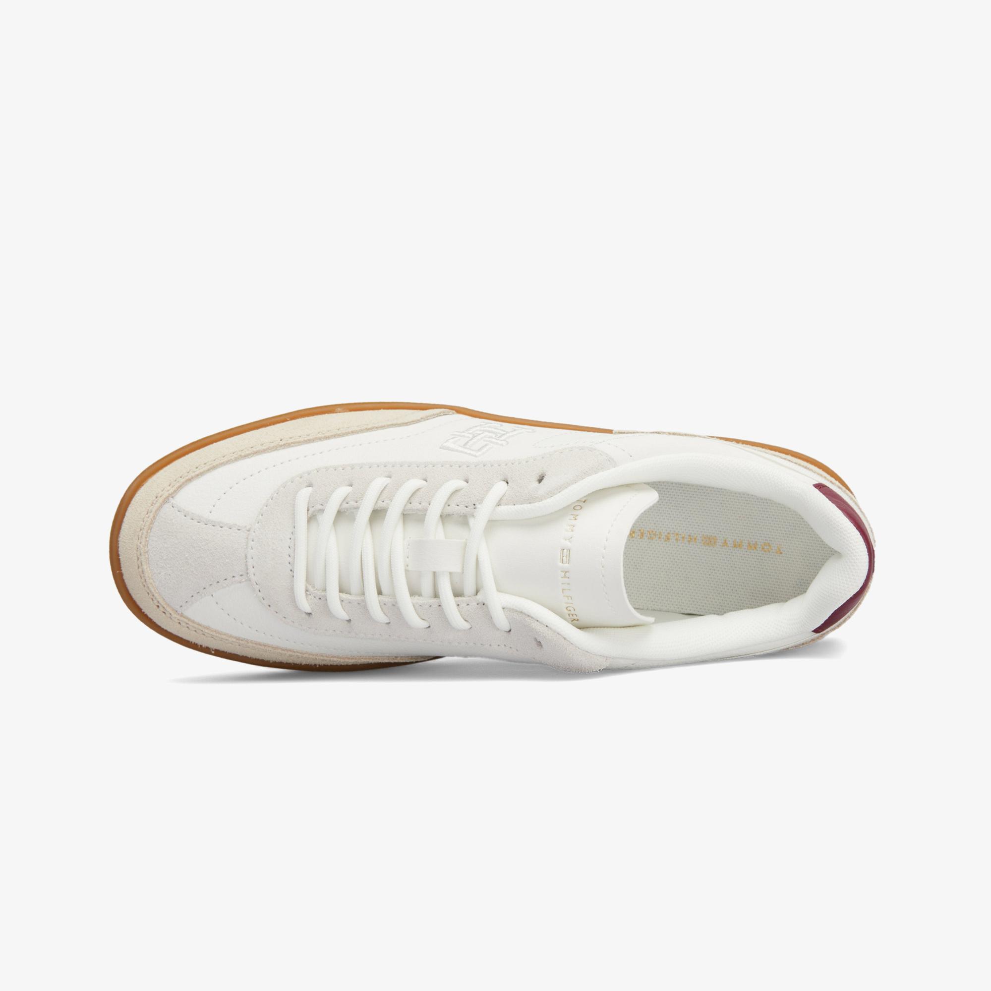 Tommy Hilfiger Heritage Court Kadın Bej Spor Ayakkabı