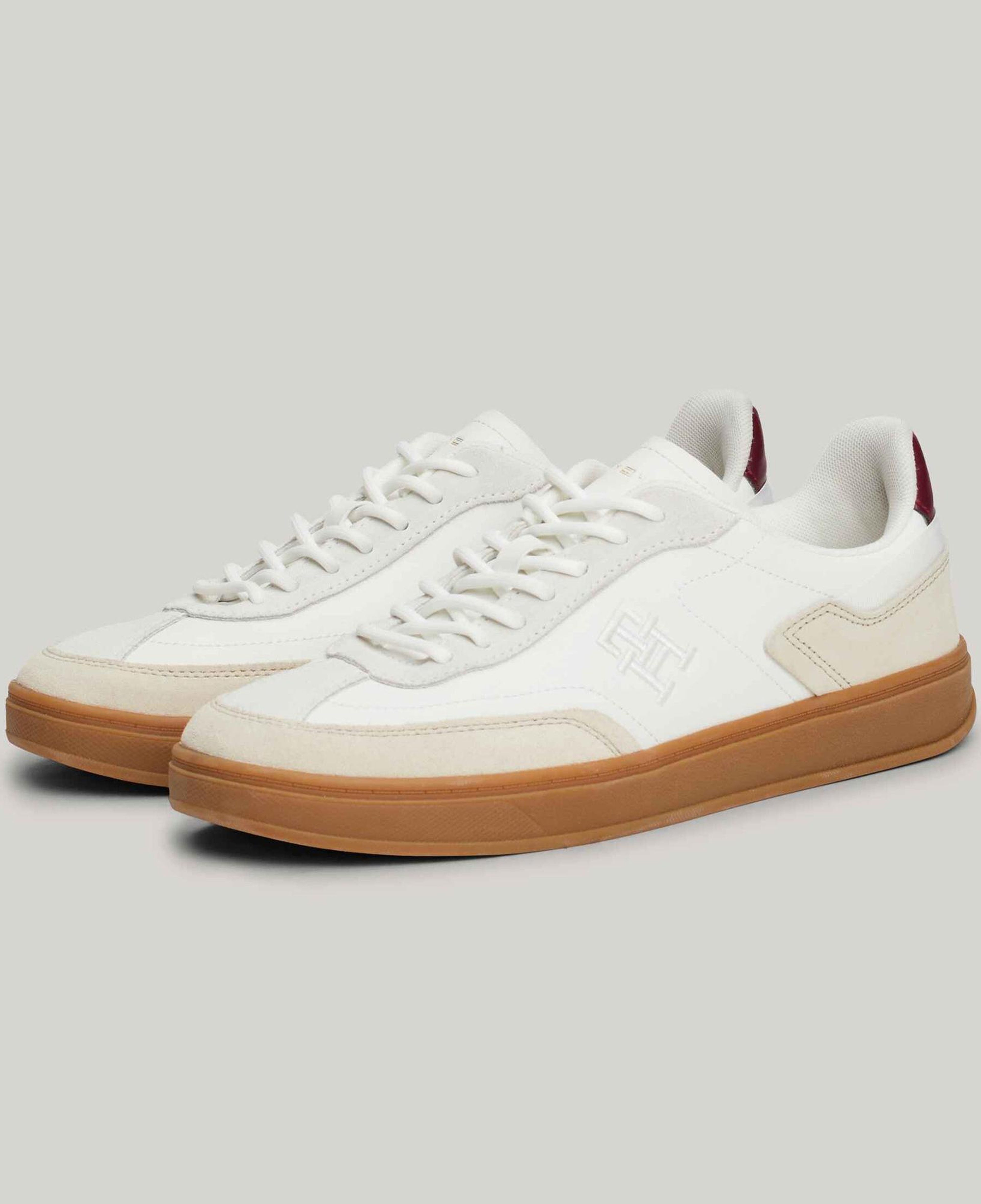 Tommy Hilfiger Heritage Court Kadın Bej Spor Ayakkabı