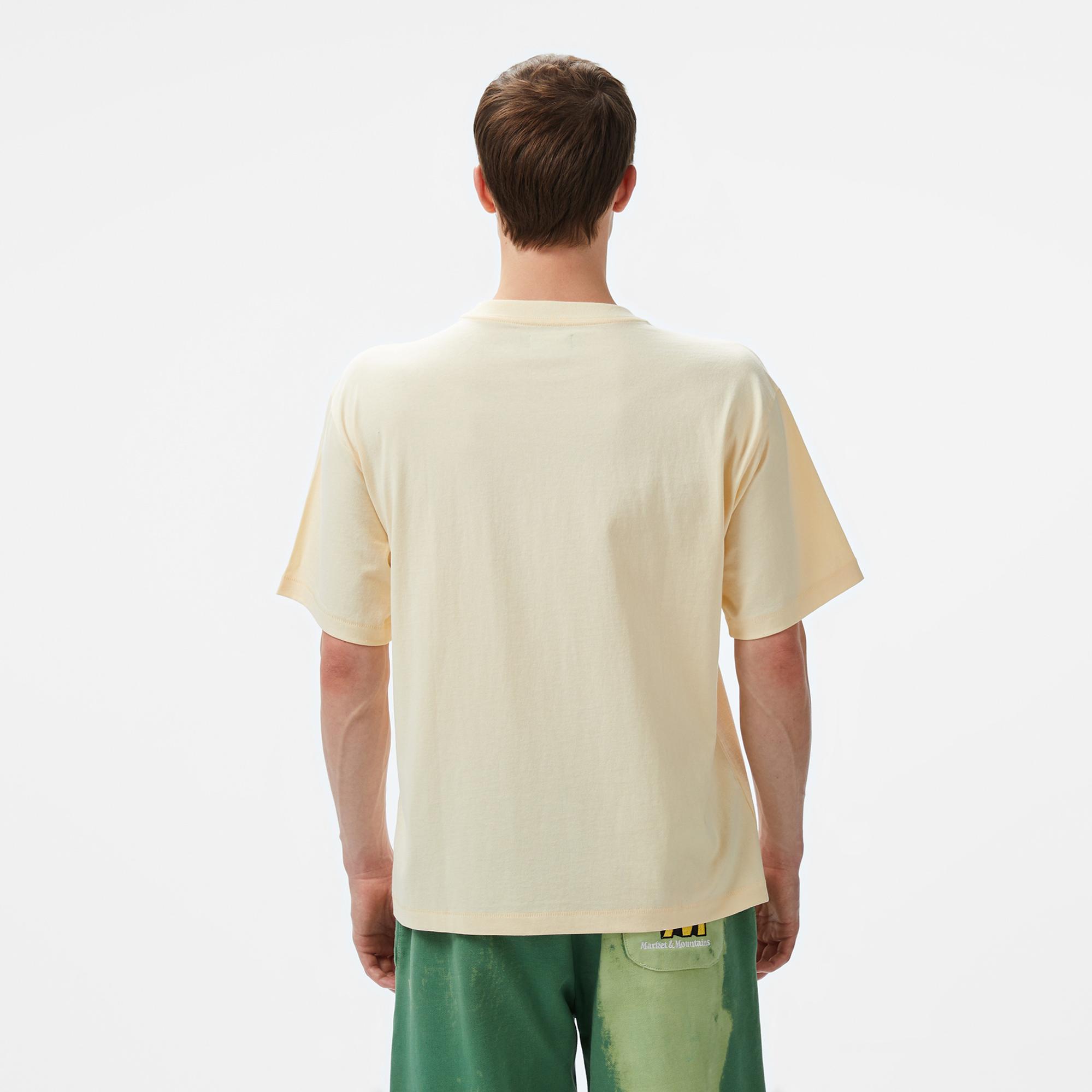 The Market Fit Check Bear Erkek Krem T-Shirt