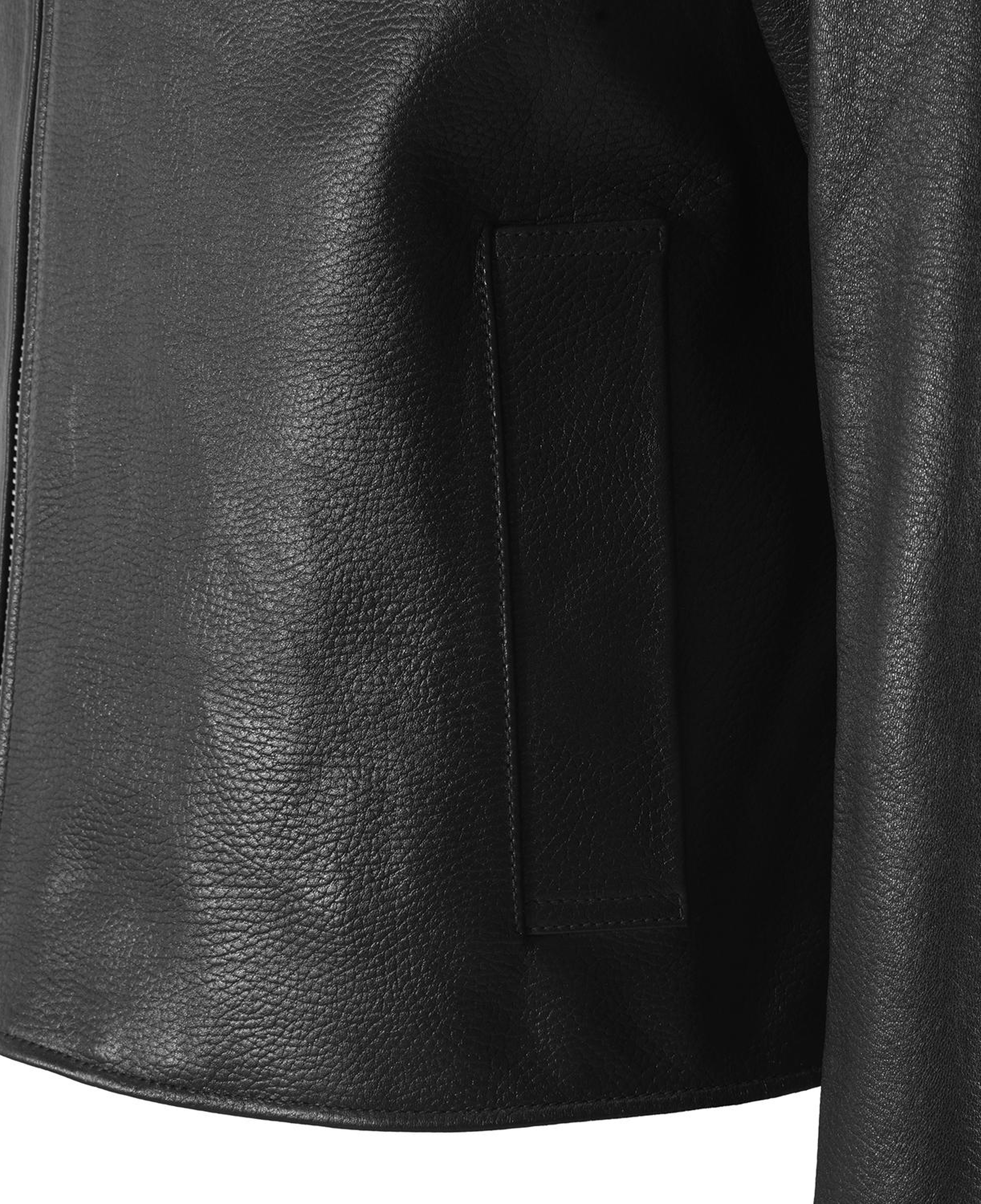 Delera Siyah Erkek Deri Ceket